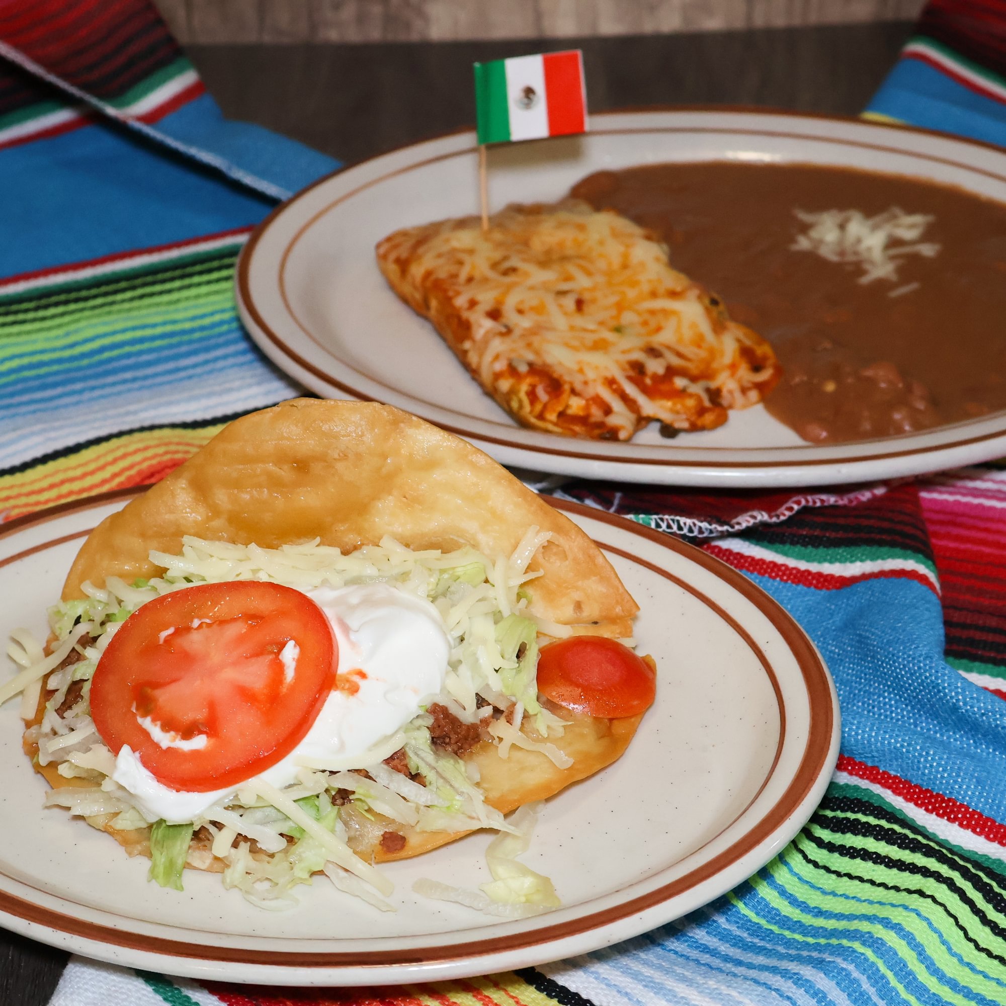 12. Real Chalupa, Real Chile Relleno & Beans