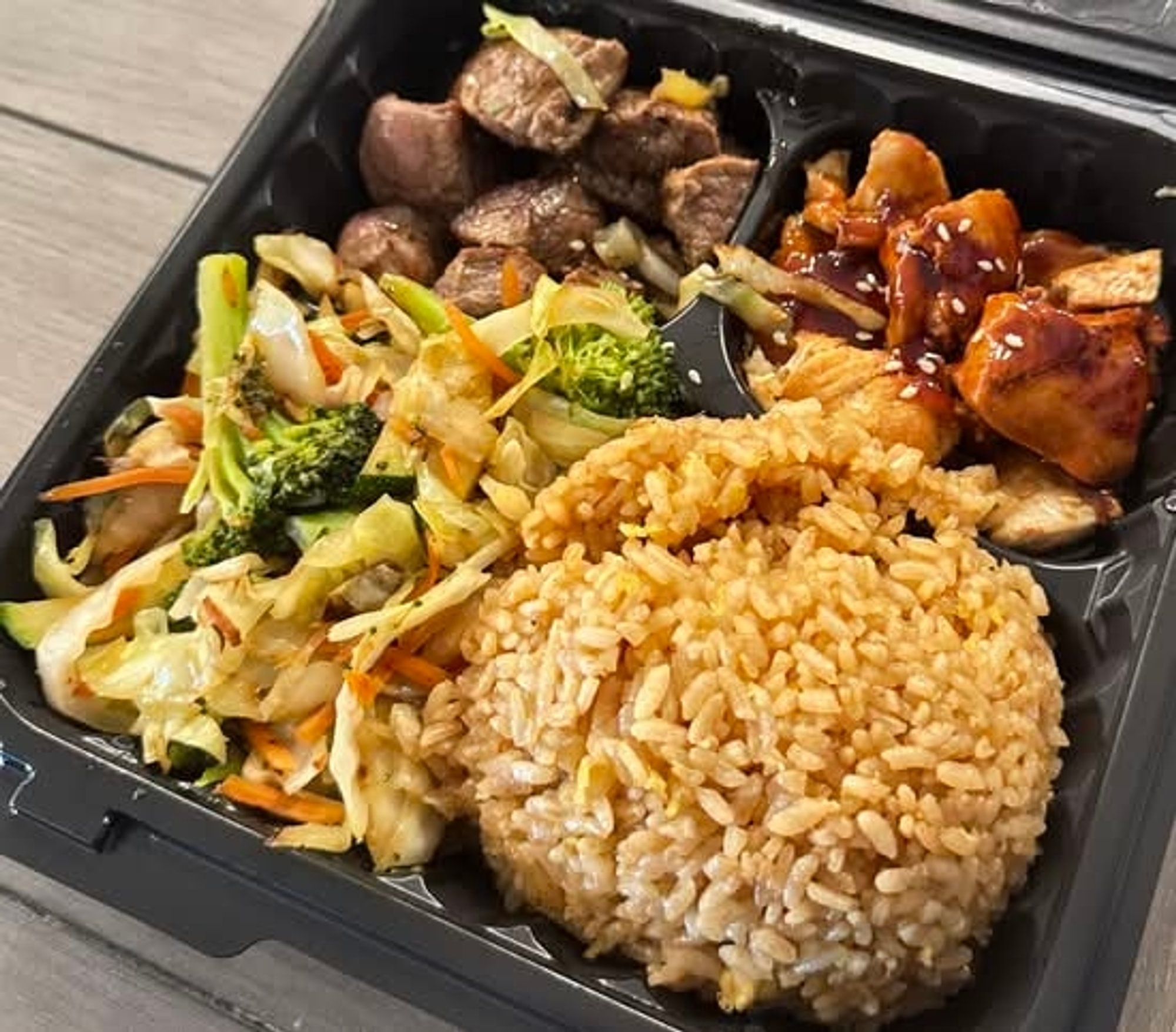 Steak & Teriyaki Chicken