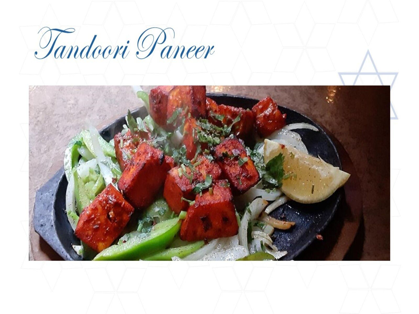 Tandoori Paneer
