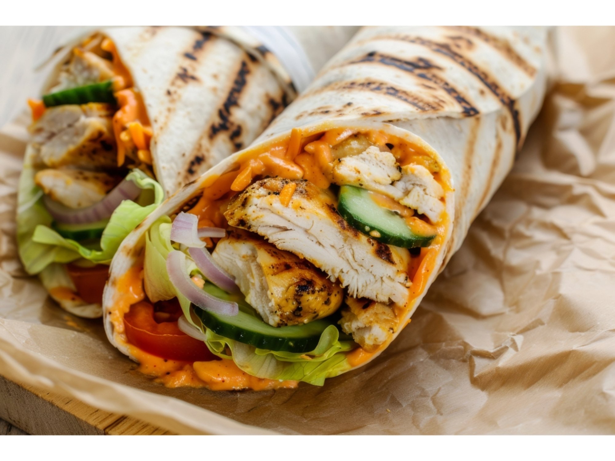 Breaded Chicken Wrap
