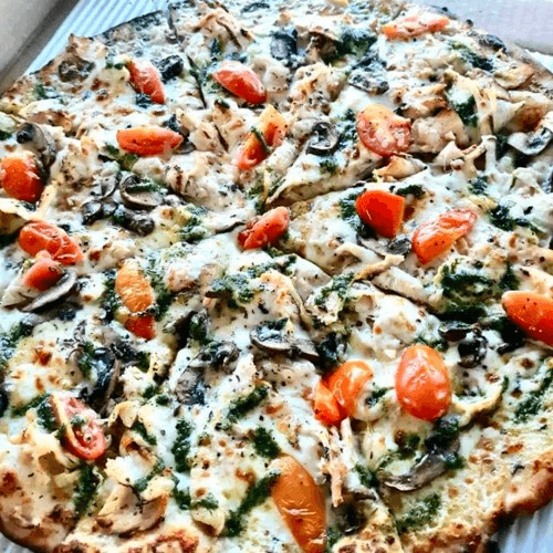 Tuscan Chicken Pizza - Half Moon