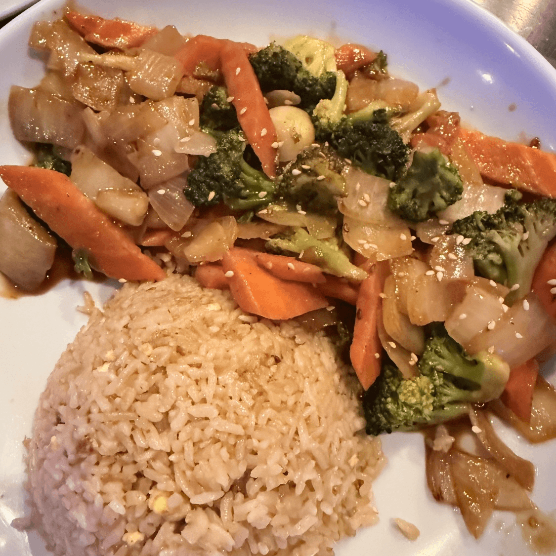 Hibachi Vegetable Dinner