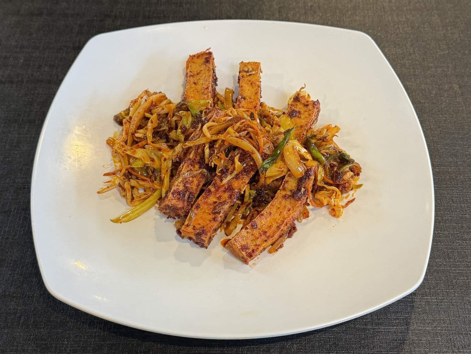 Spicy Fried Tofu
