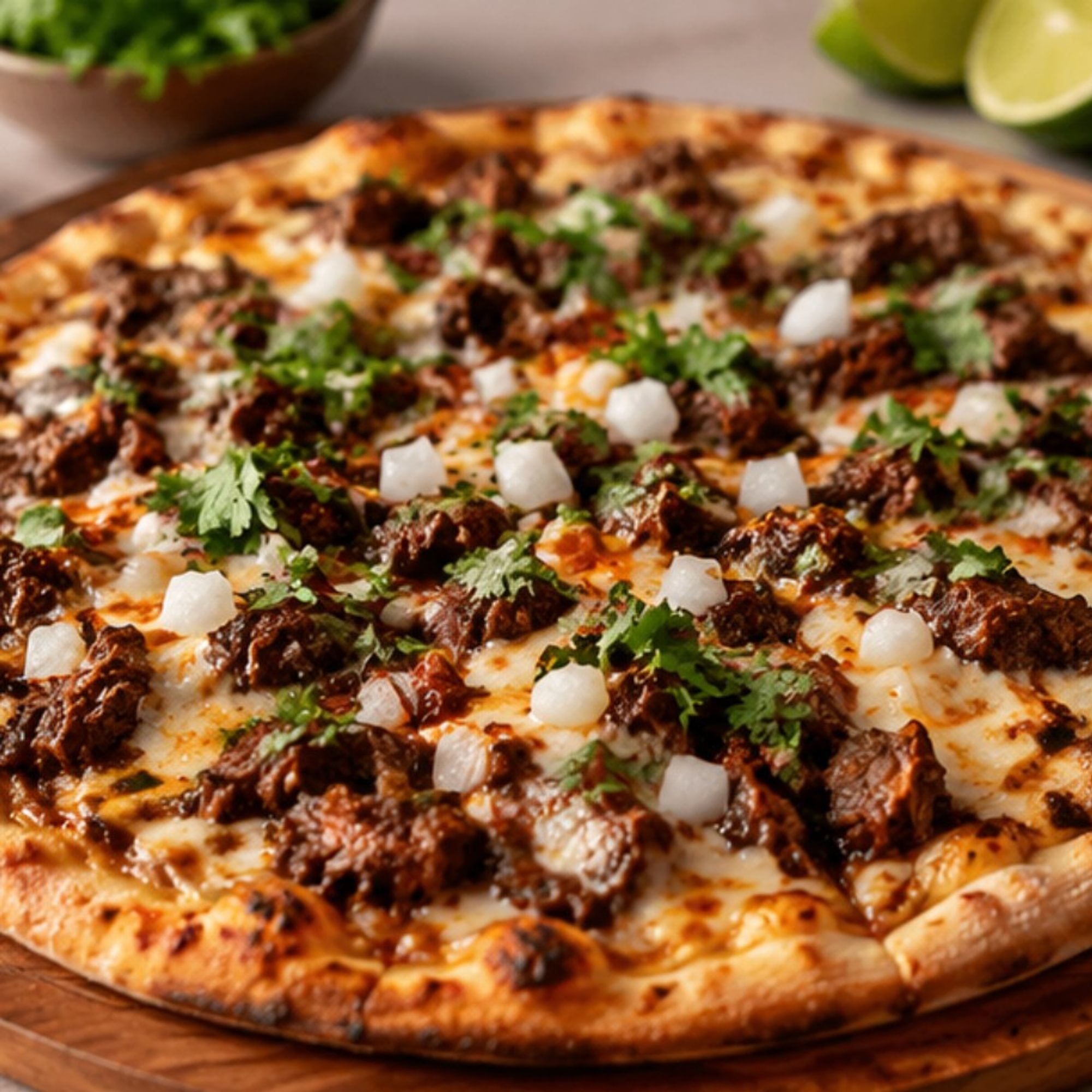Birria or Asada Pizza