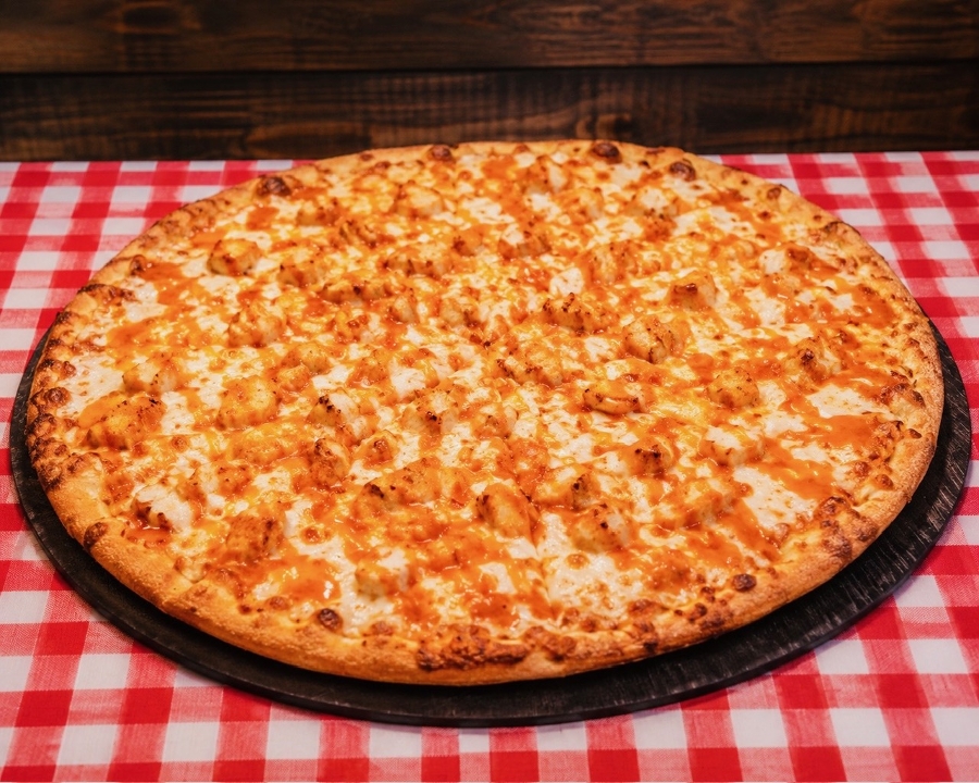 Lg Buffalo Grilled Chicken pizza 14 (Italian Style)