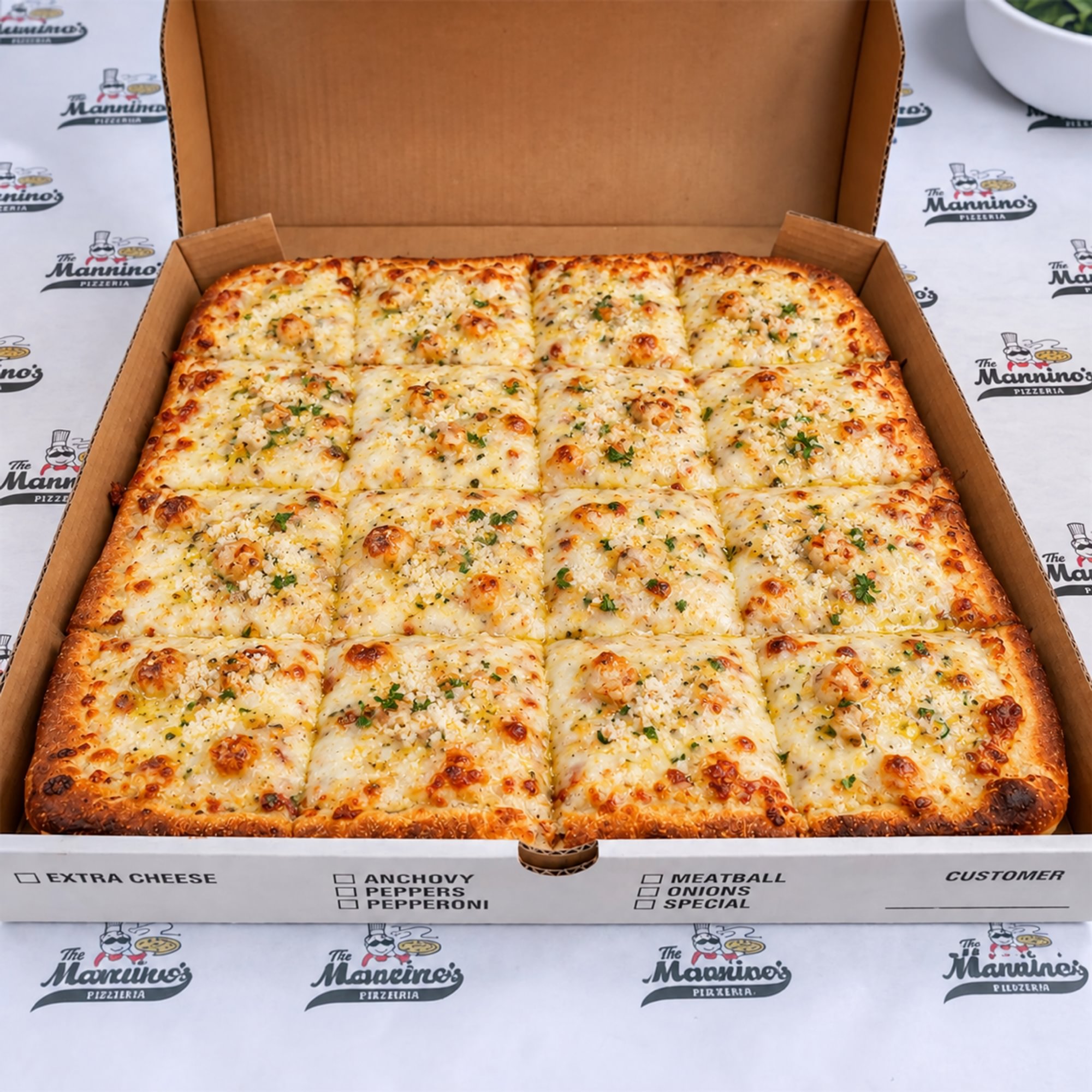 Regular White Sicilian Pizza
