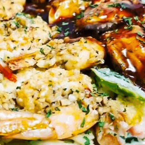 Jerk Chicken & Shrimp Alfredo