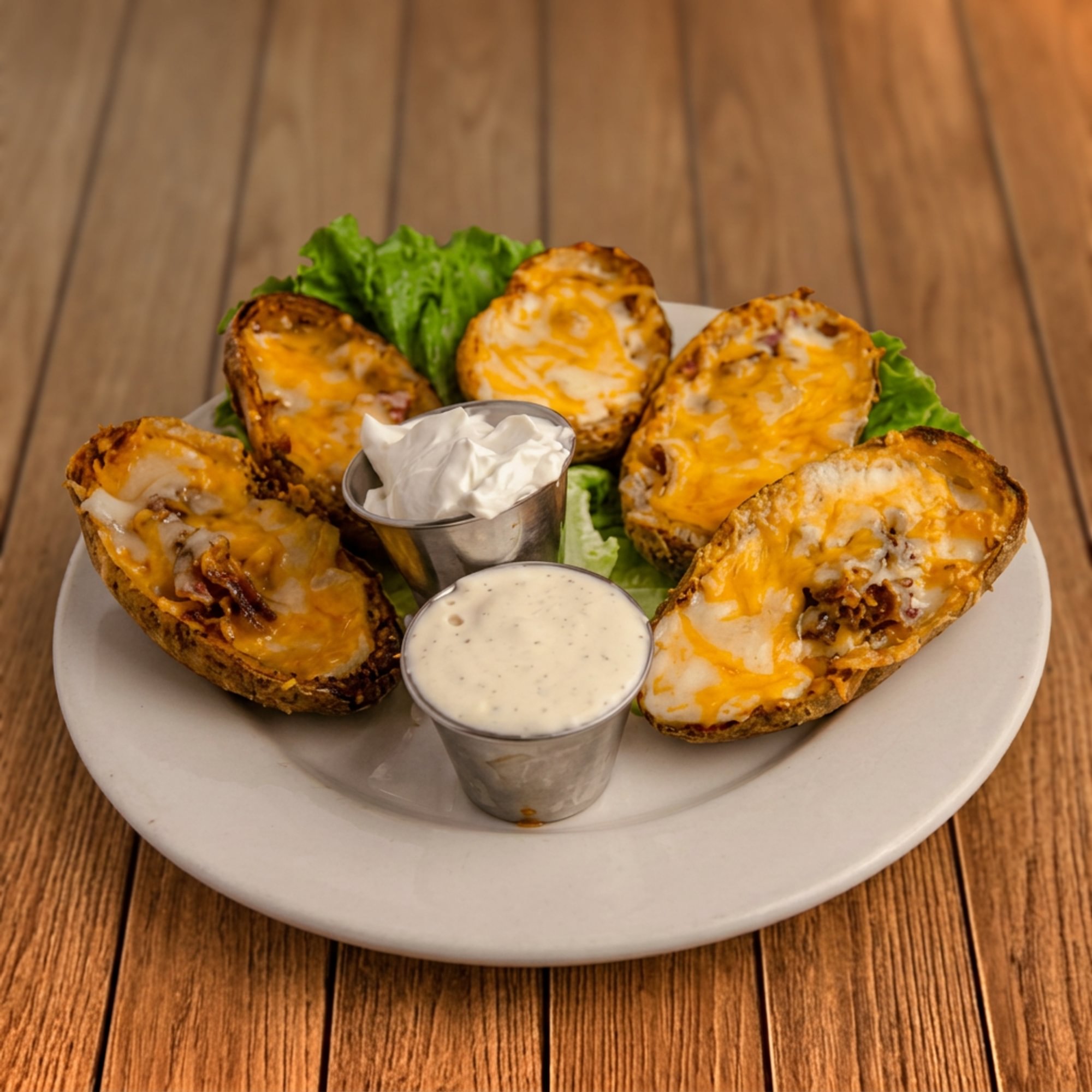 Potato Skins with Bacon