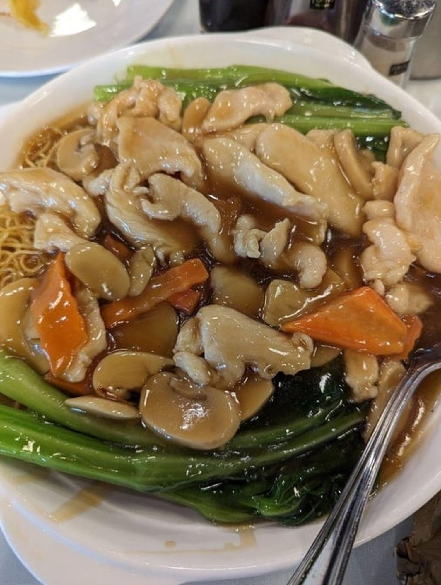 89. Chicken Pan - Fried Noodle / 雞球炒麵