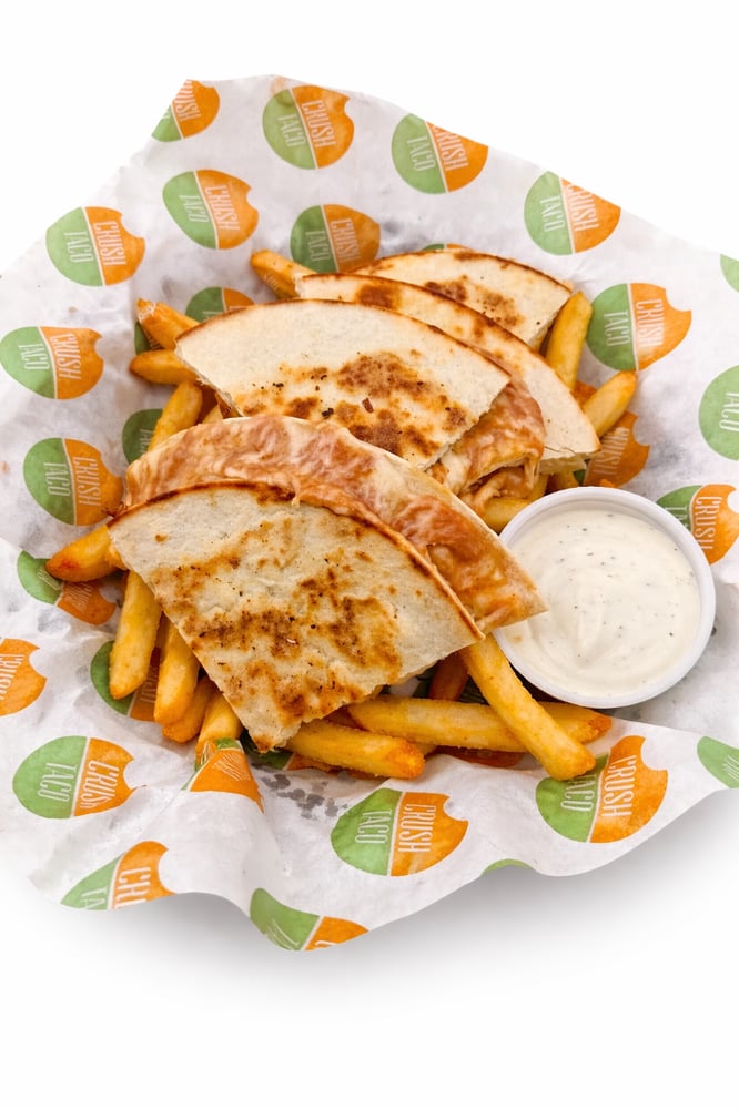 Kids Refried Bean Quesadilla