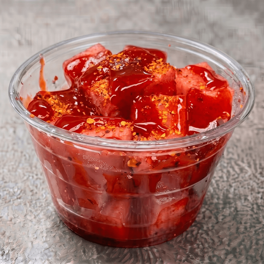 Sandia with Tajin and Chamoy