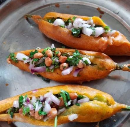 Stuffed Mirchi Bajji- 3pcs