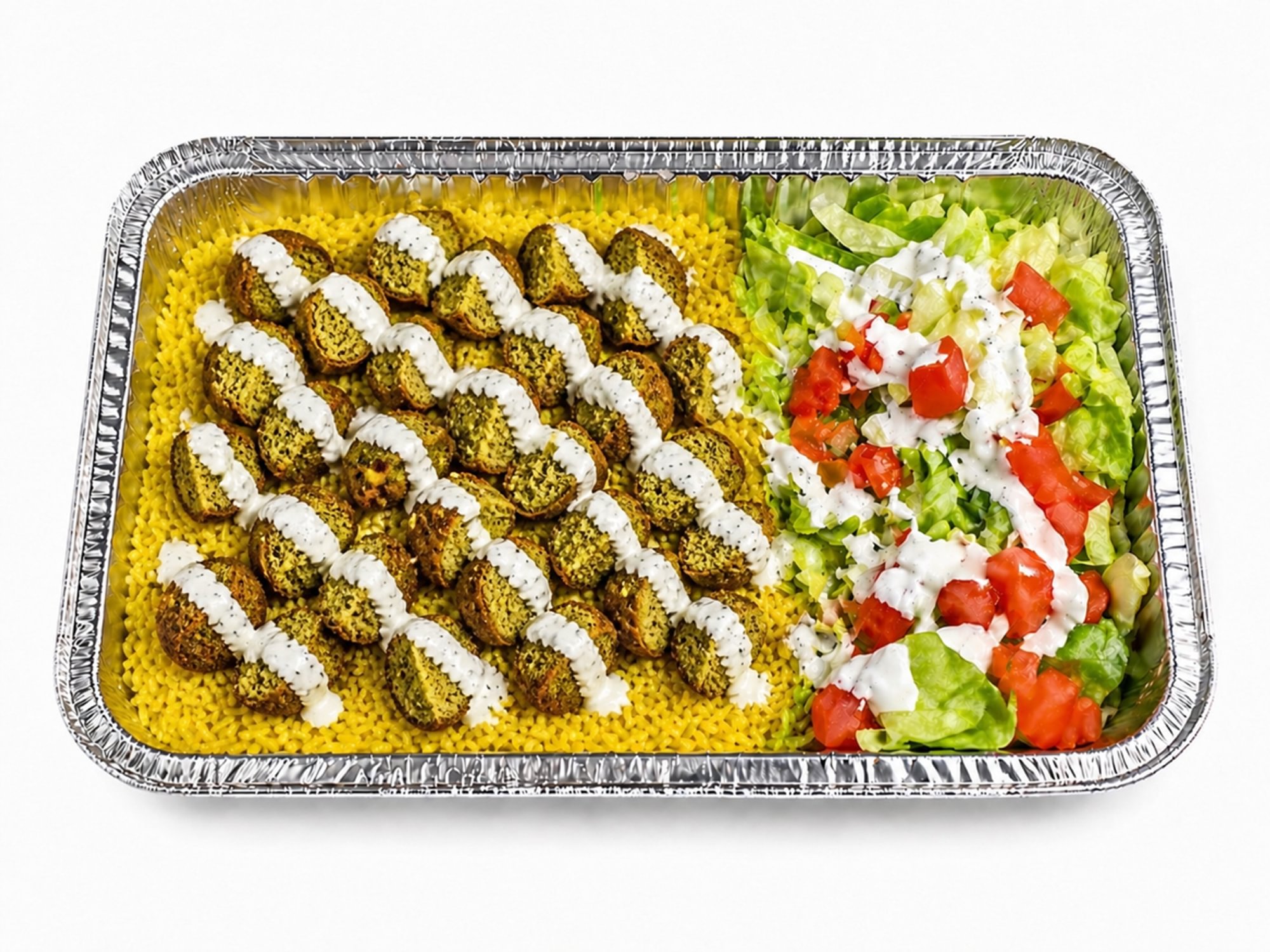 Falafel Over Rice
