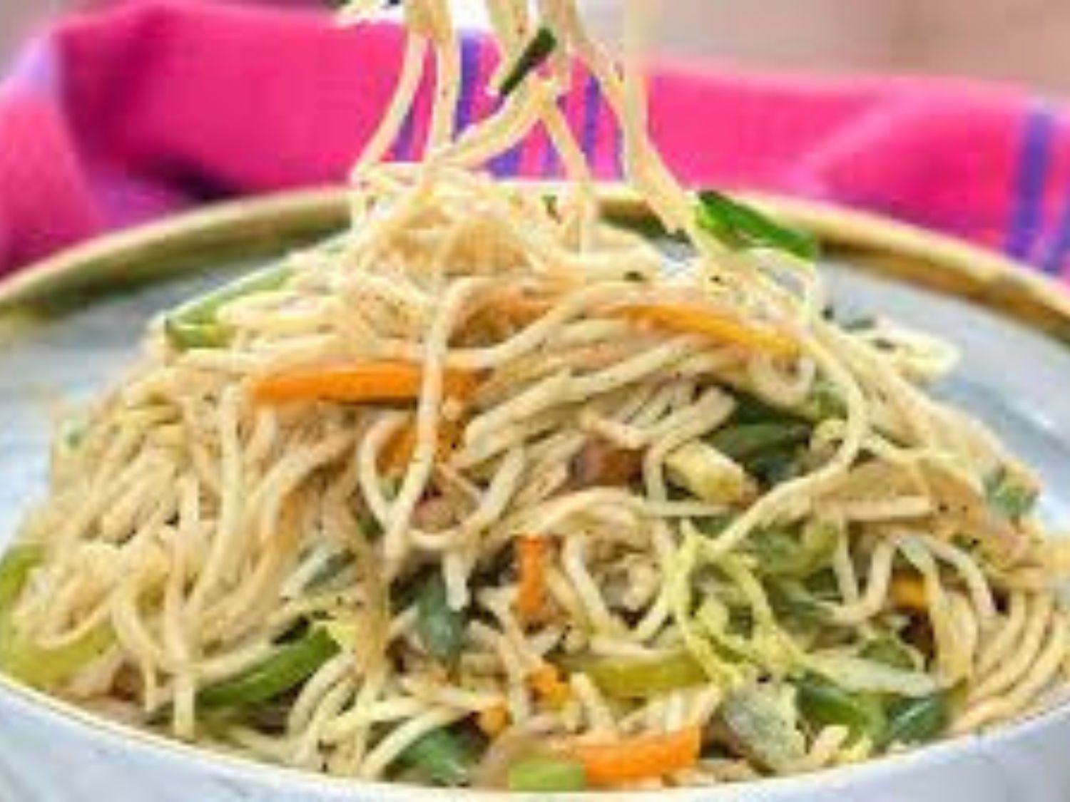 Veg Hakka Noodles+