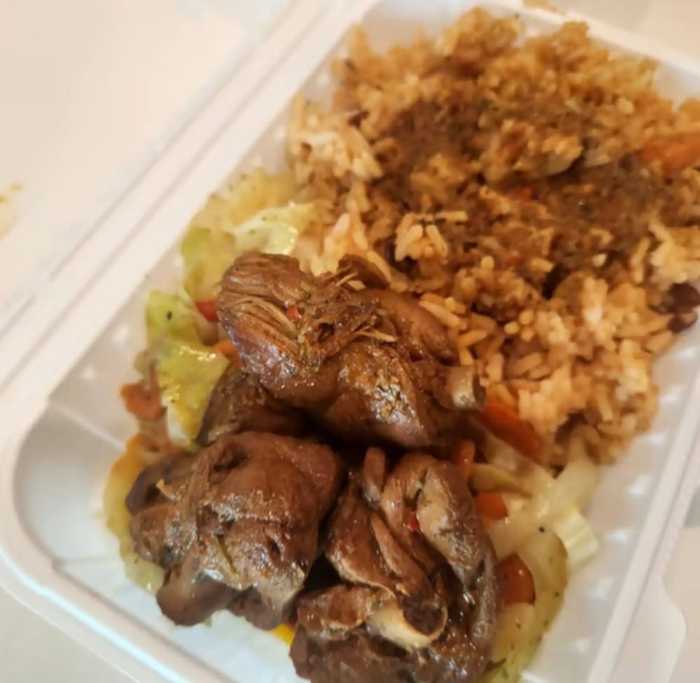 Stew Chicken Lunch Special