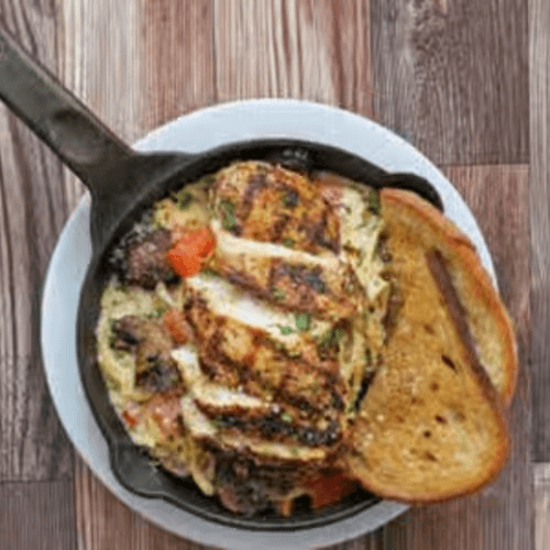 Blackened Chicken Alfredo Pasta