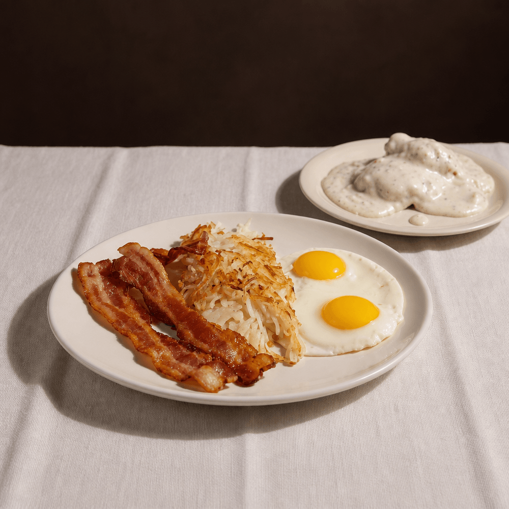 Two Eggs & Meat