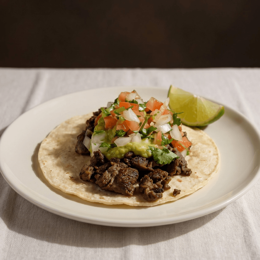 Soft Carne Asada Taco