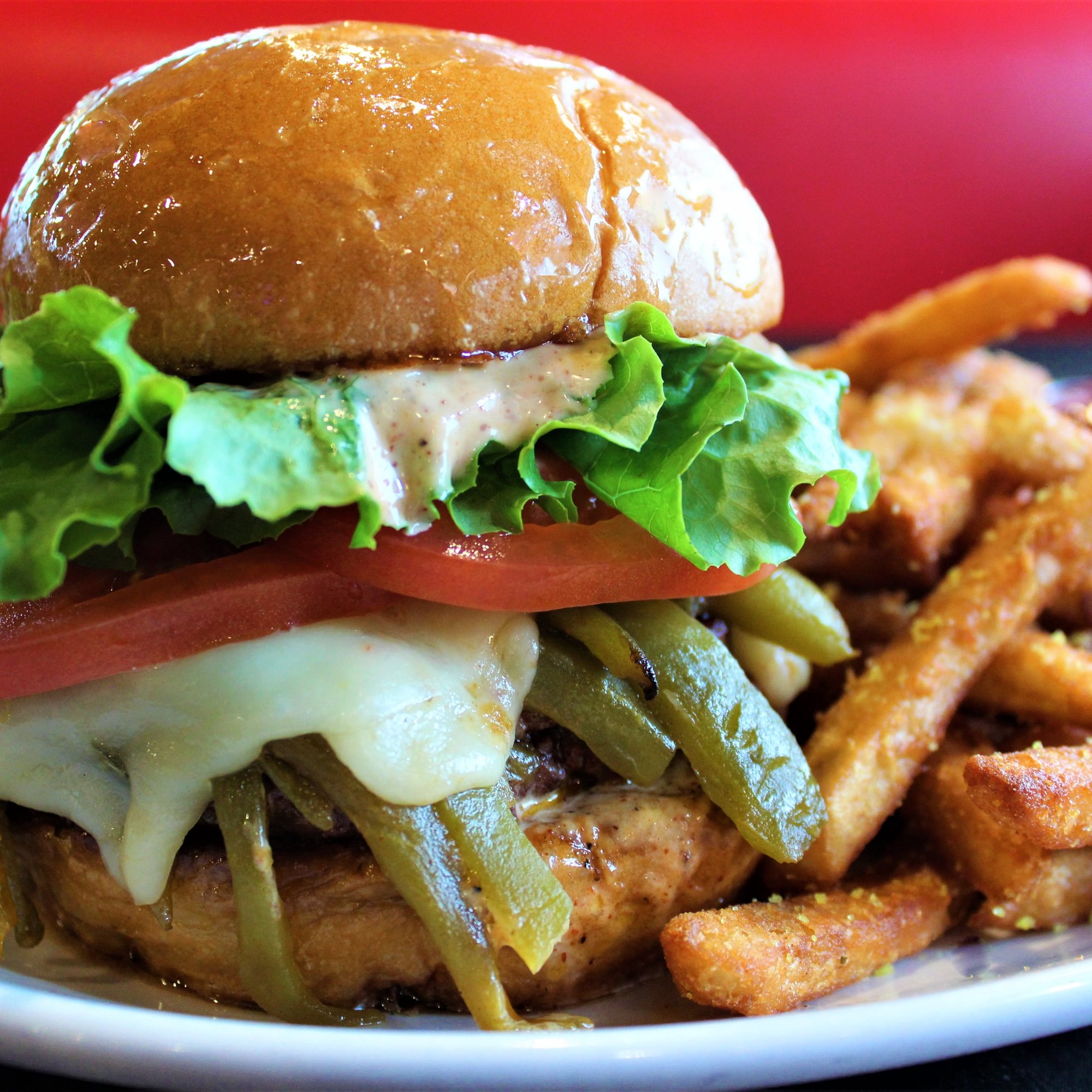 Hatch Green Chile Burger