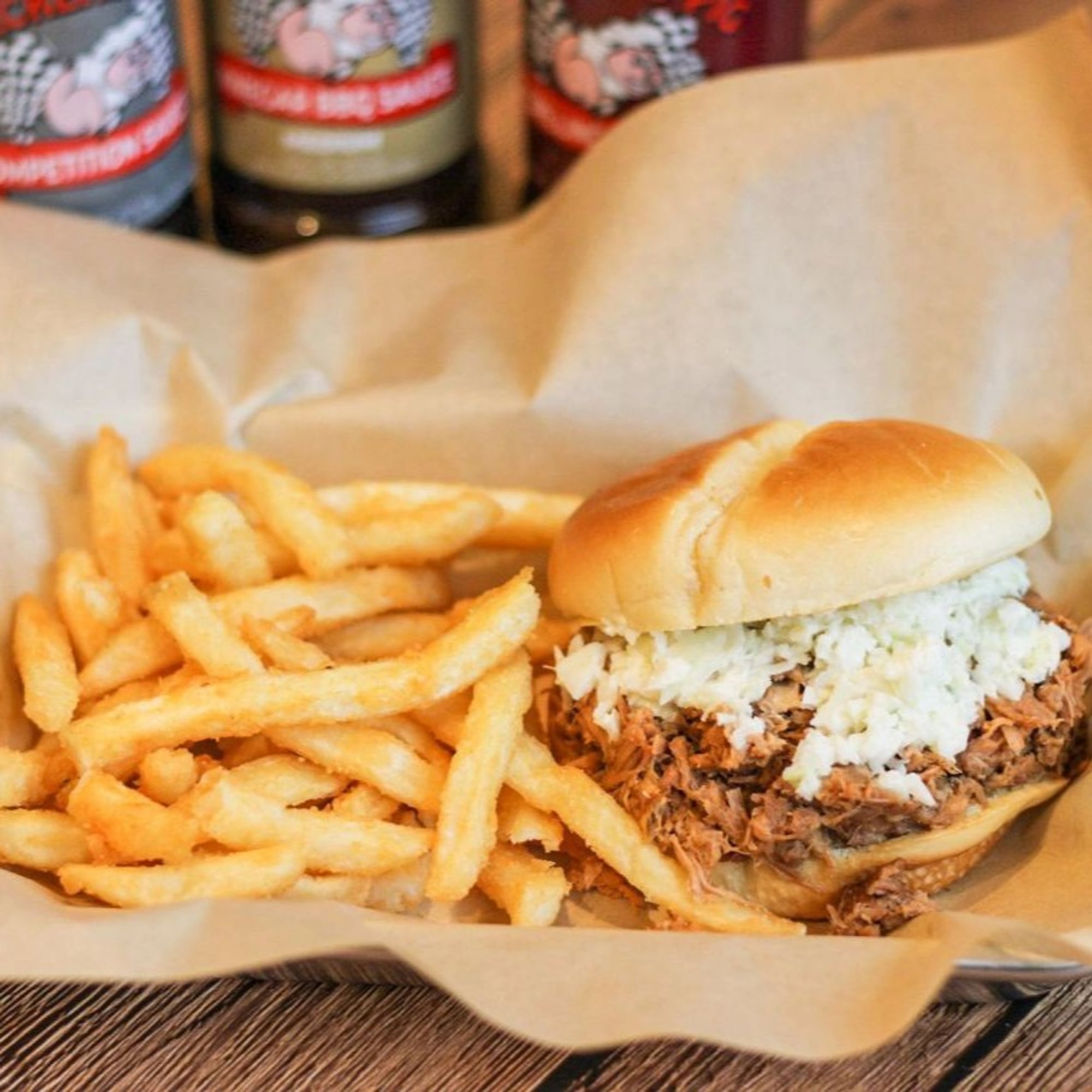 Chopped Pork BBQ Sandwich