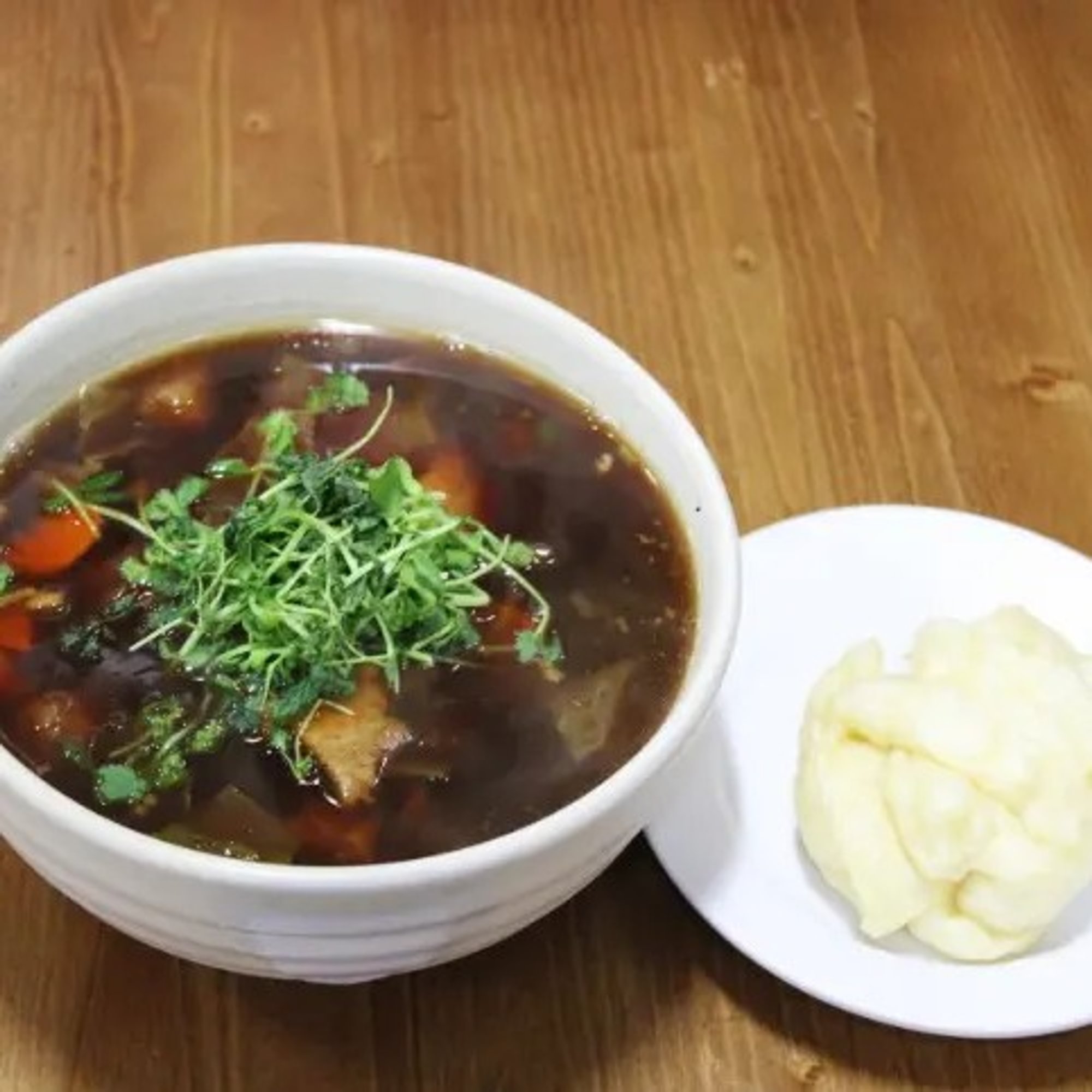 Beef Soup with Glass Noodles