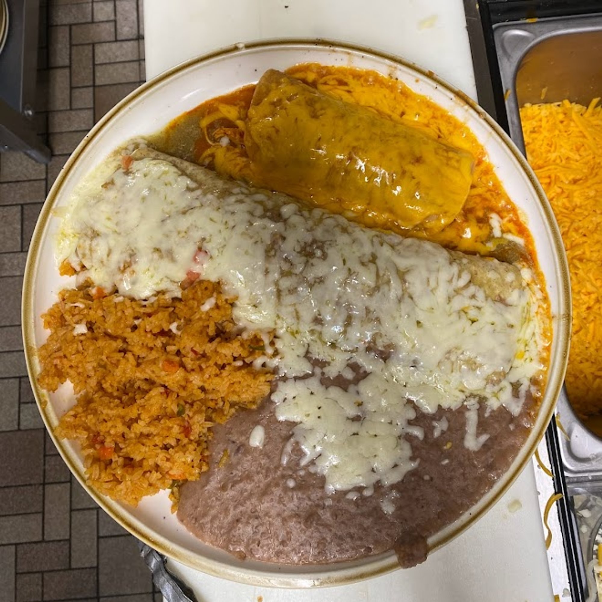 #37 Burrito & Enchilada