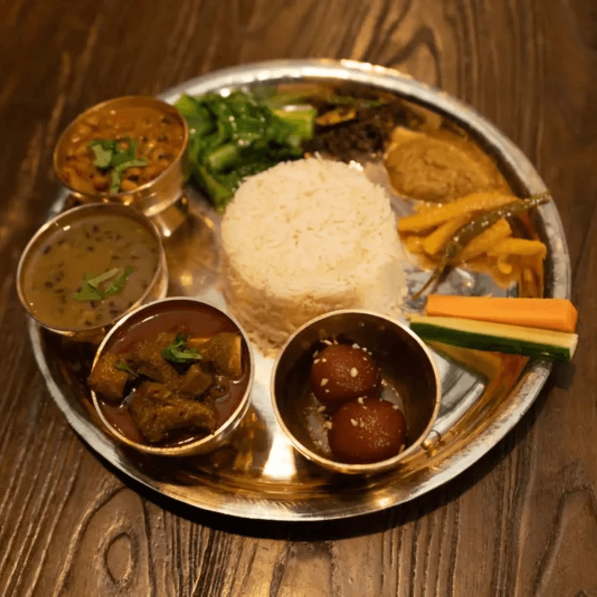 Chicken Dal Bhat