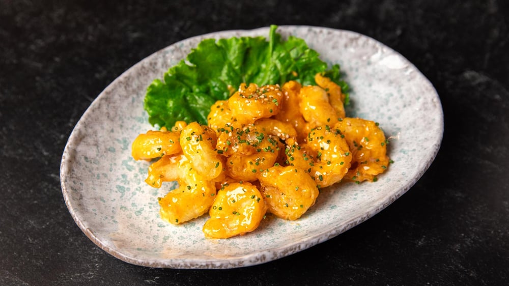 Creamy Rock Shrimp Tempura