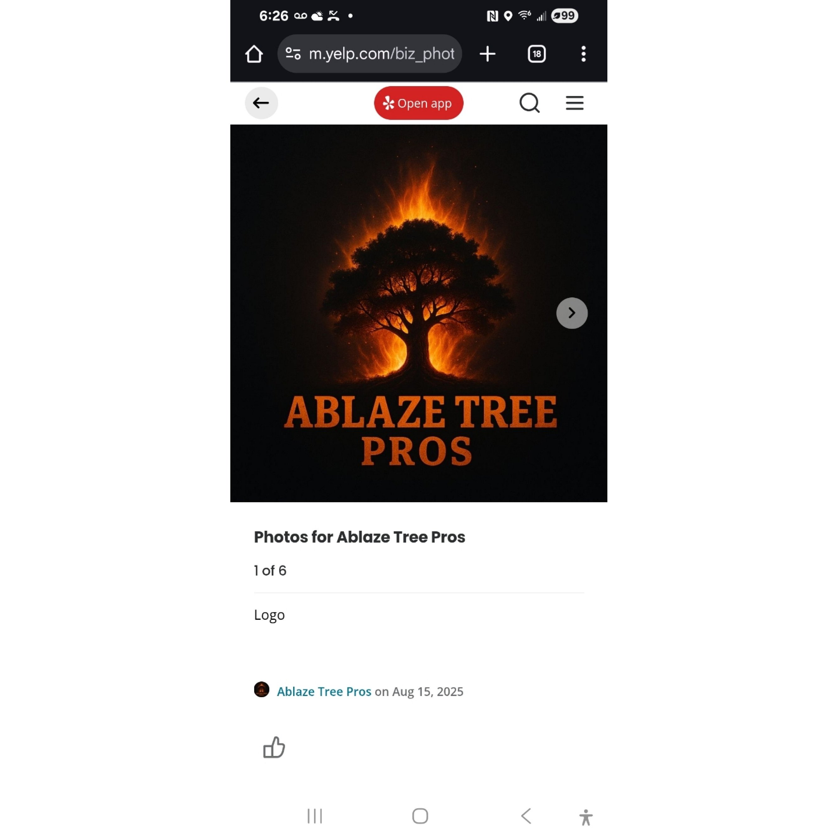 Ablaze Tree Pros LLC Logo