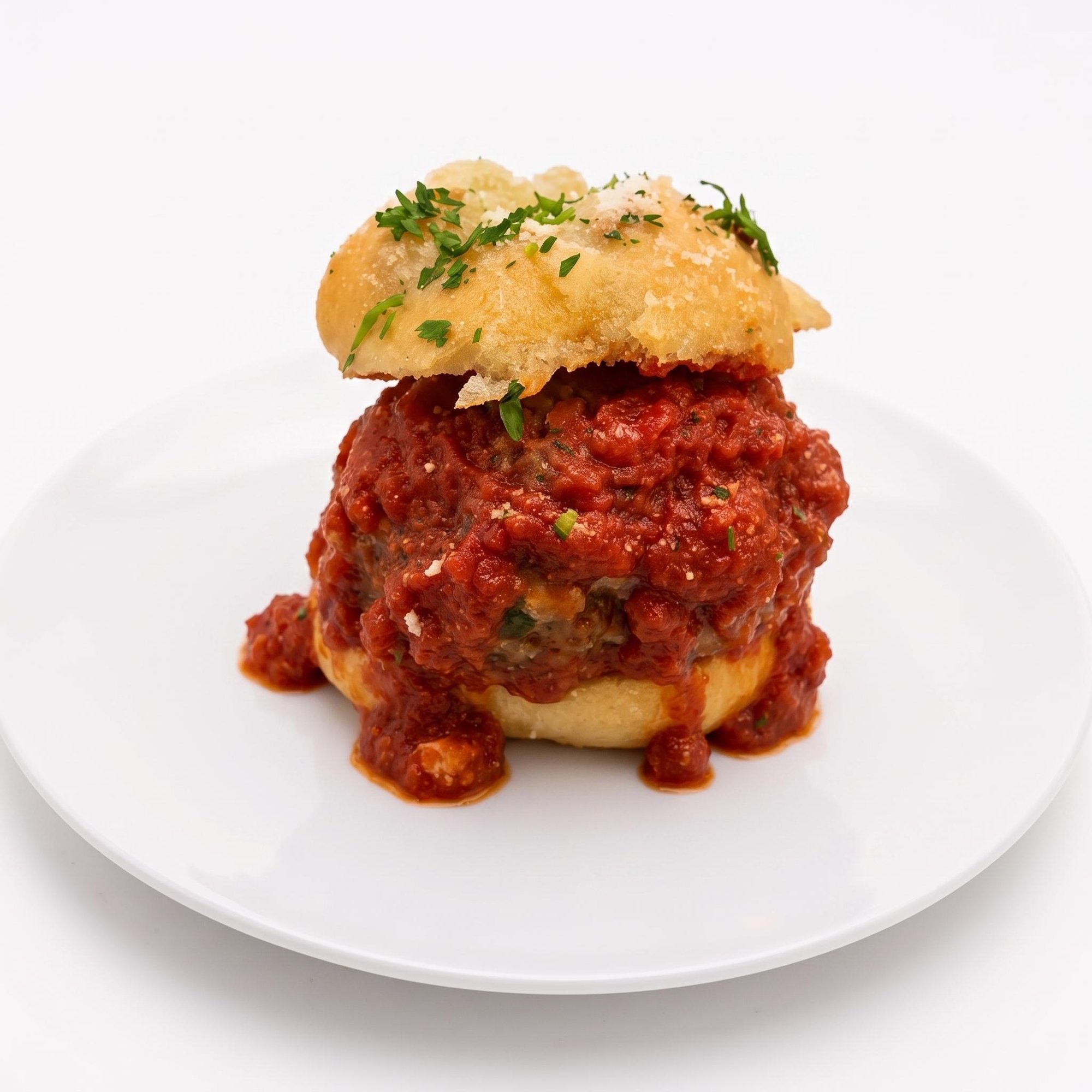 #8 Garlic Knot Meatball Slider
