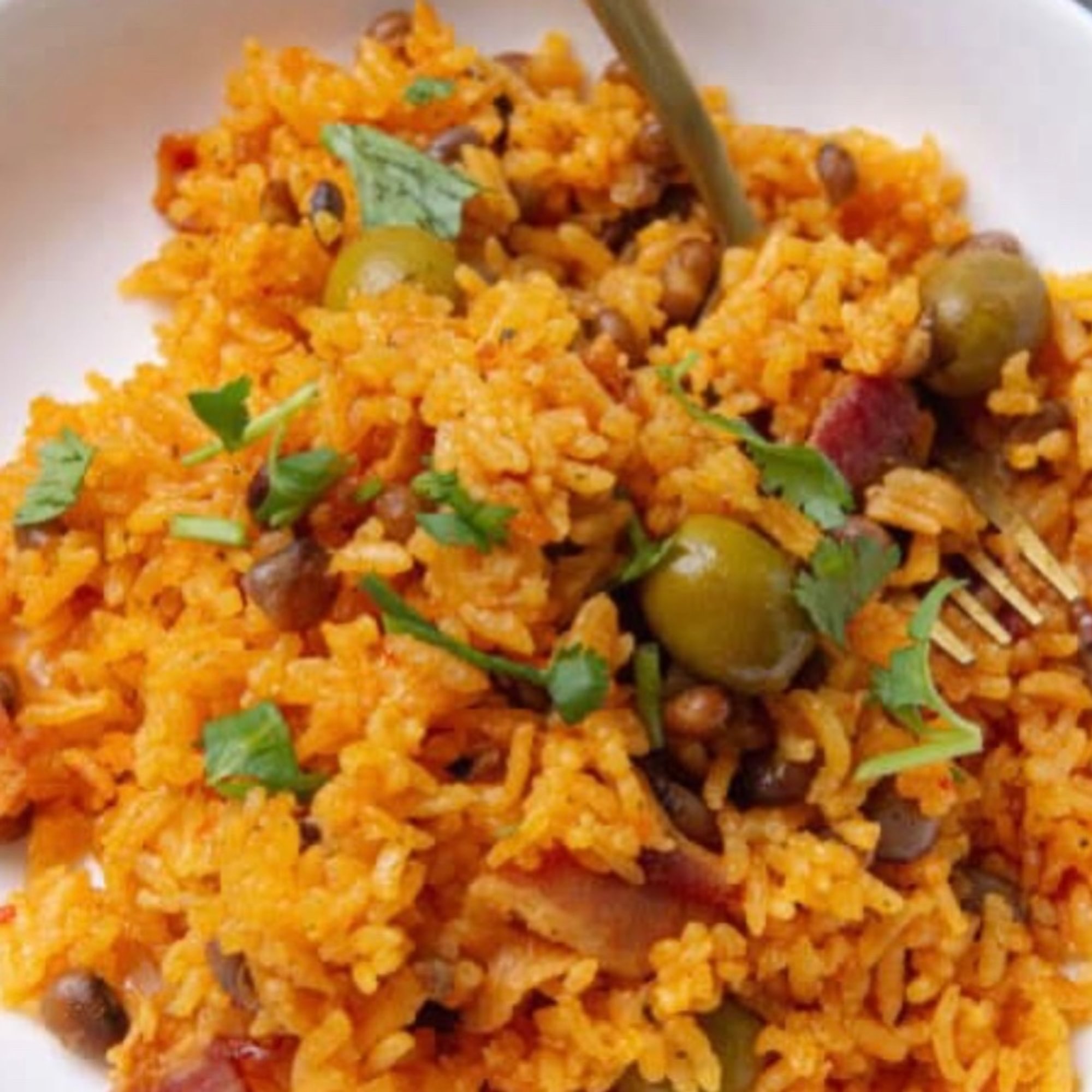 Arroz con Gandules/ Yellow Rice with Pigeon Peas