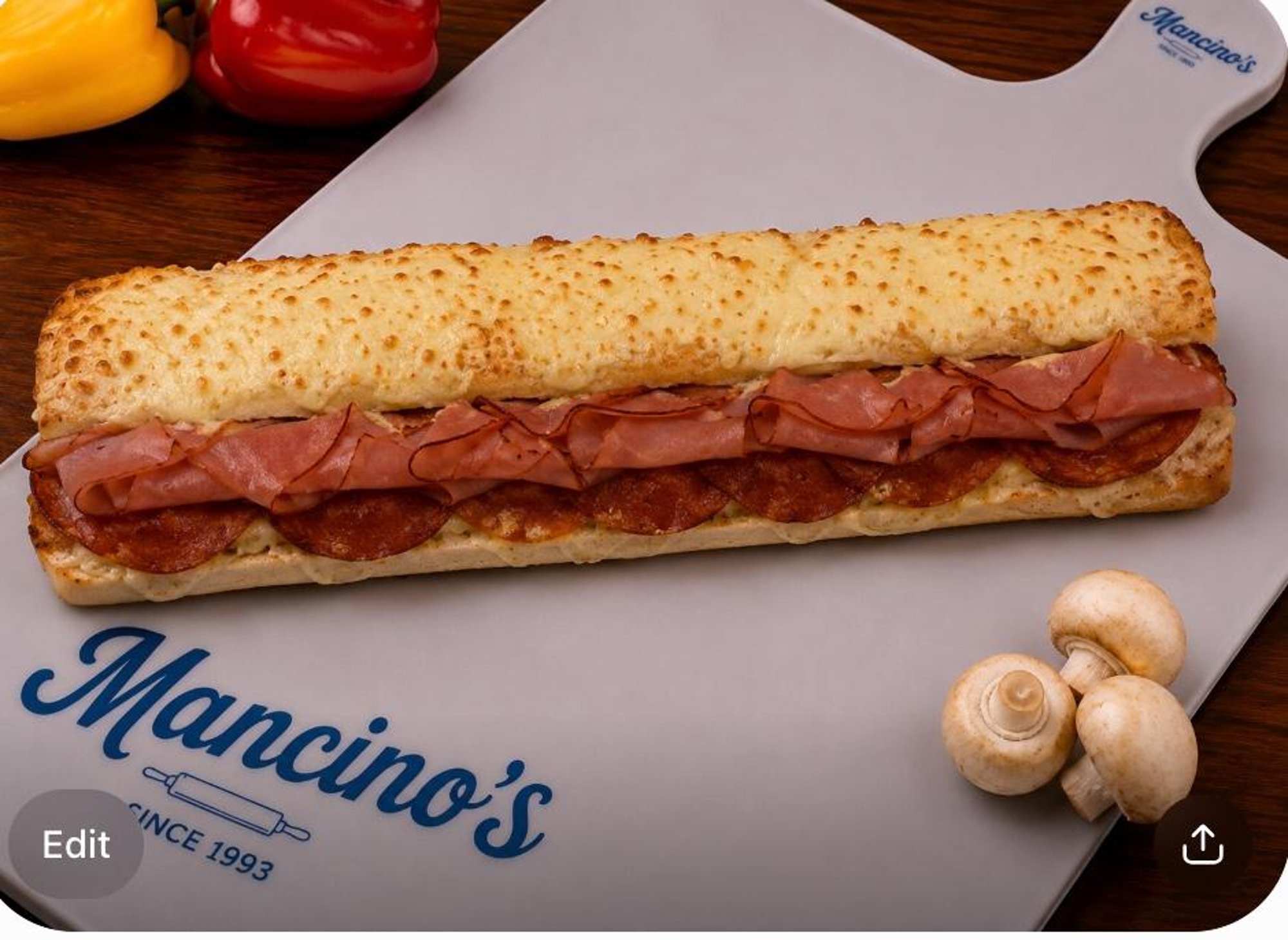 Whole Ham, Cheese and Salami