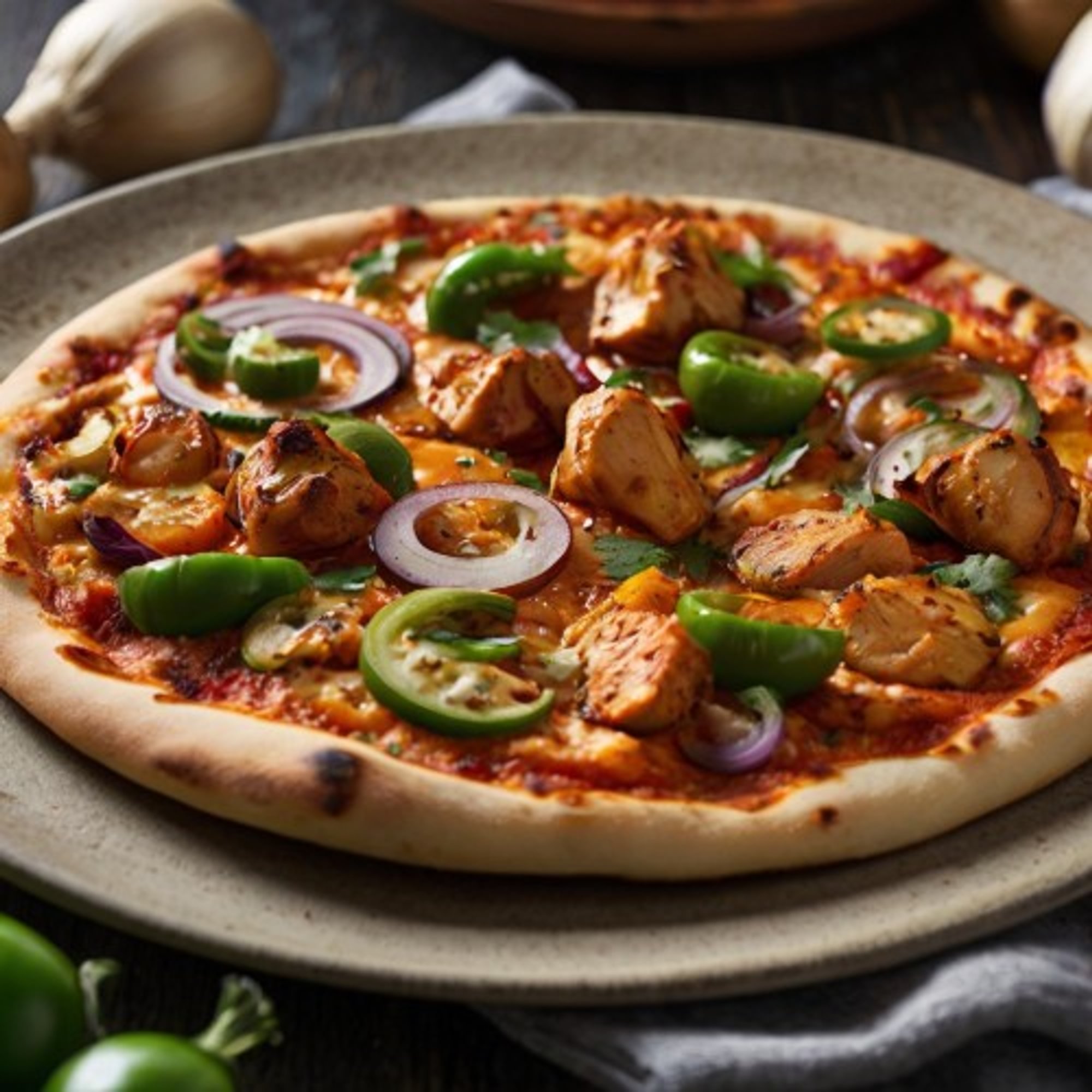 Chicken Tikka Pizza
