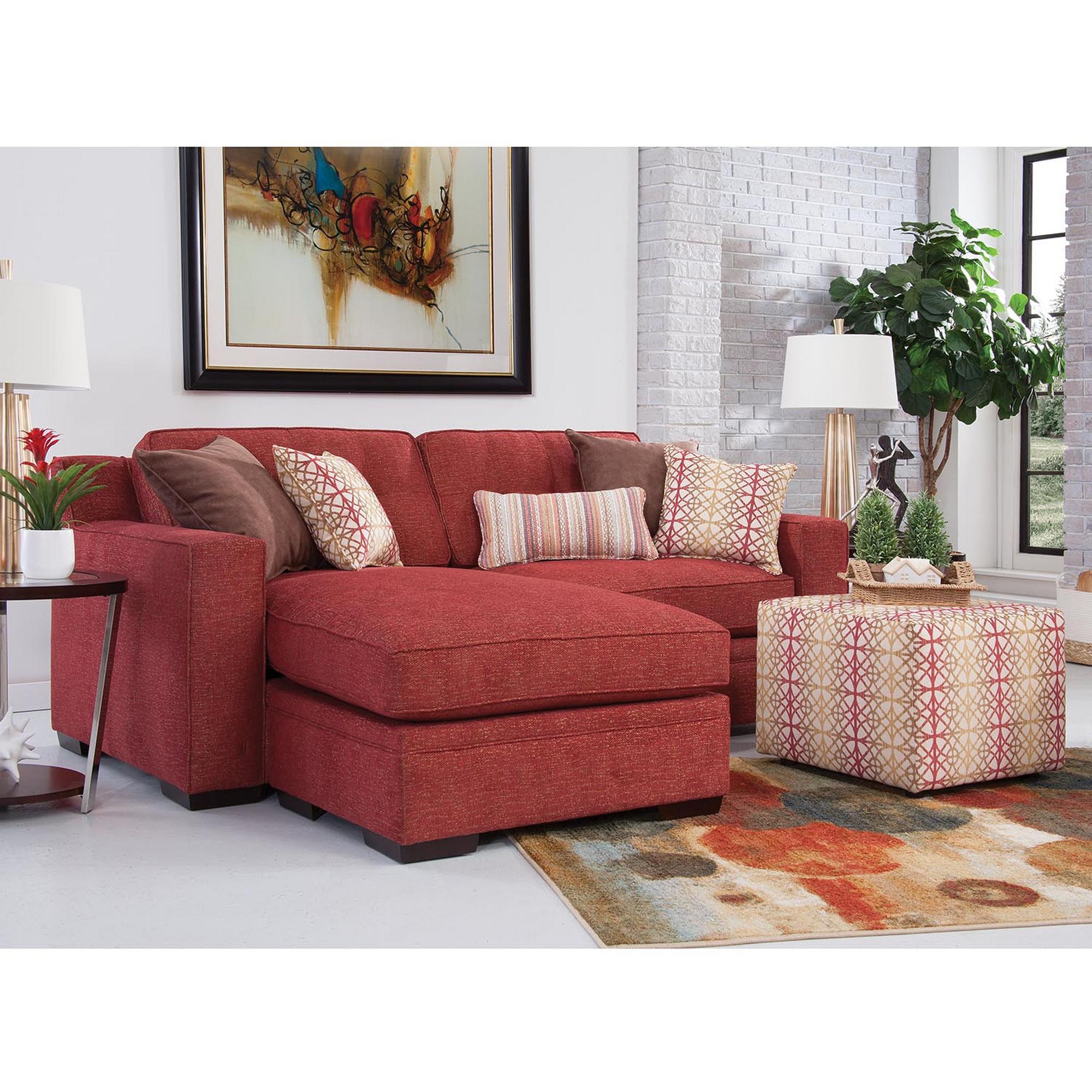 2 - Piece Brandy Sofa Chaise & Ottoman