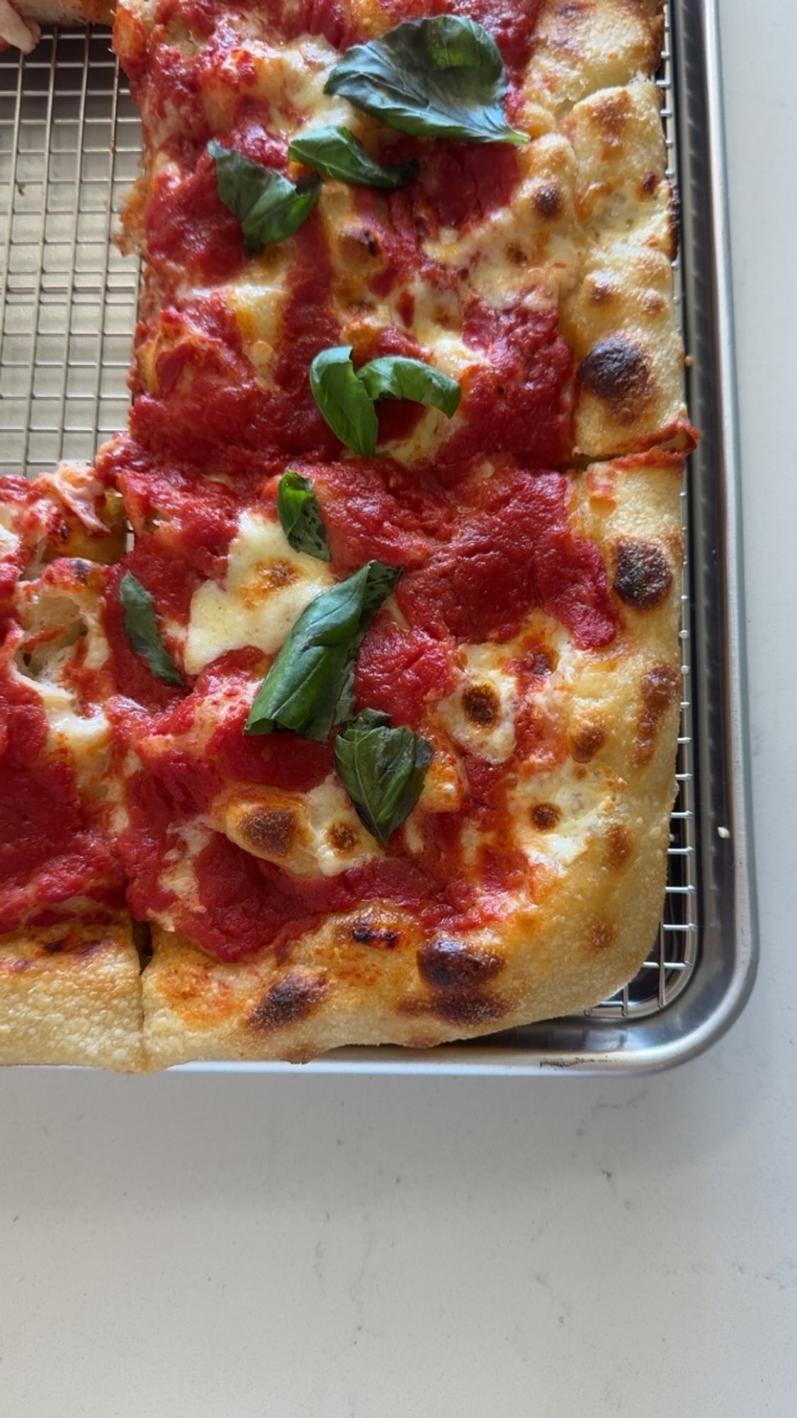 Margherita Focaccia Pizza