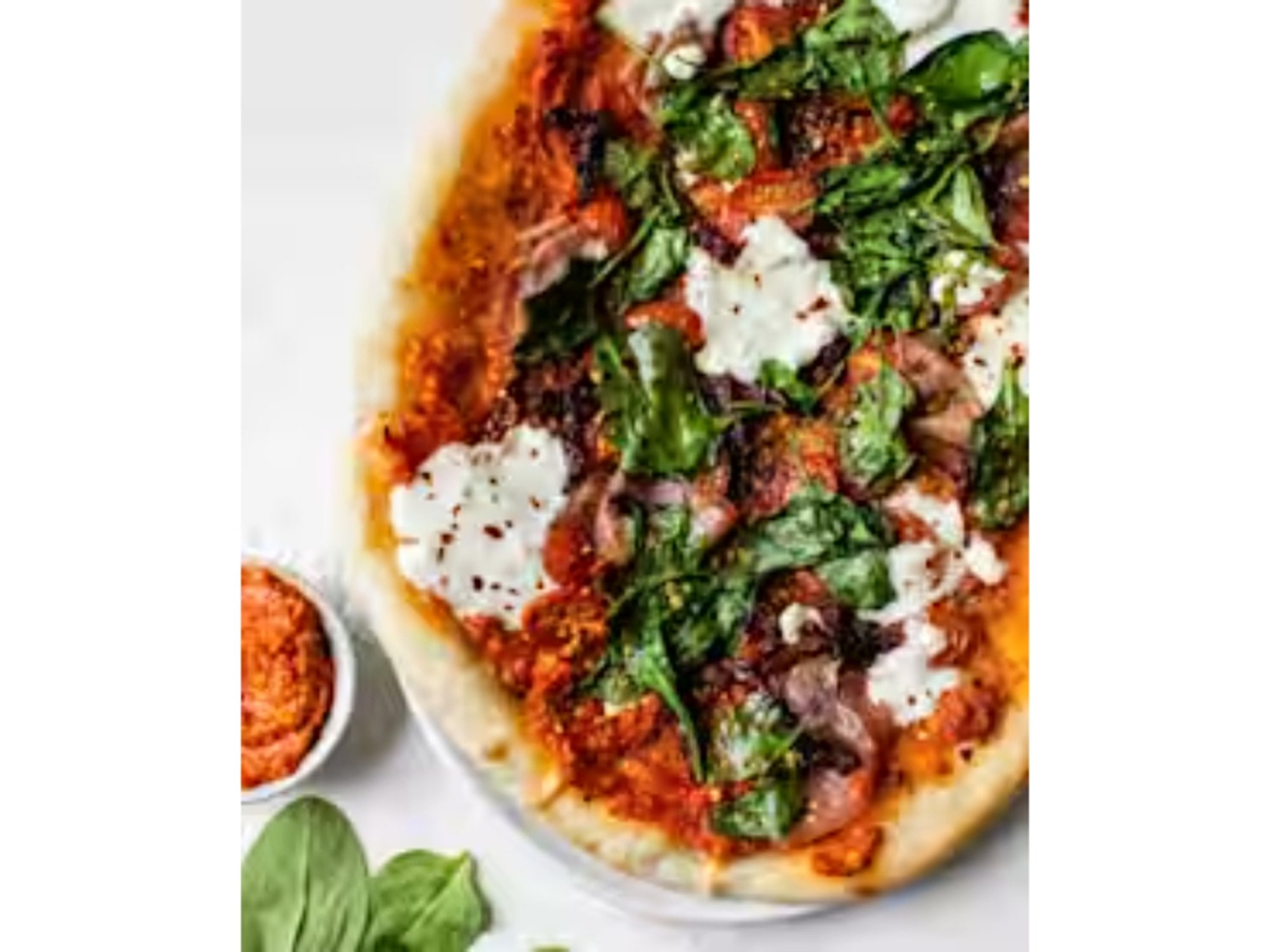 Veggie Sun Dried Tomato Garlic Pesto Pizza 10"