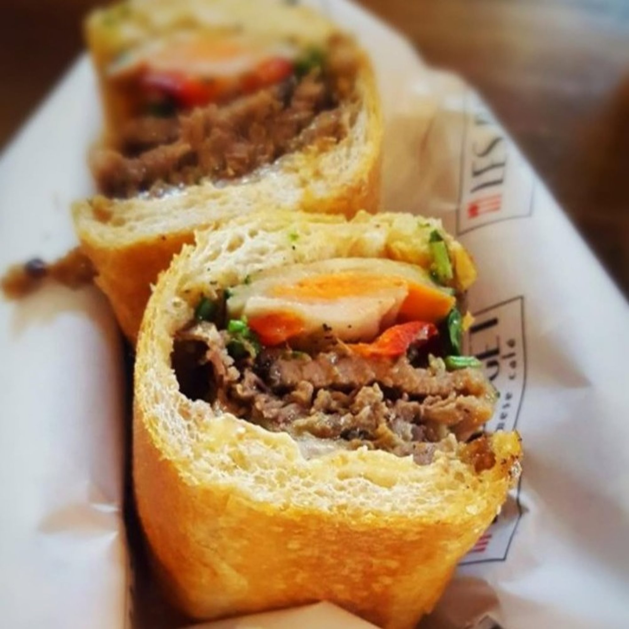 Oak Smoked Brisket Baguette