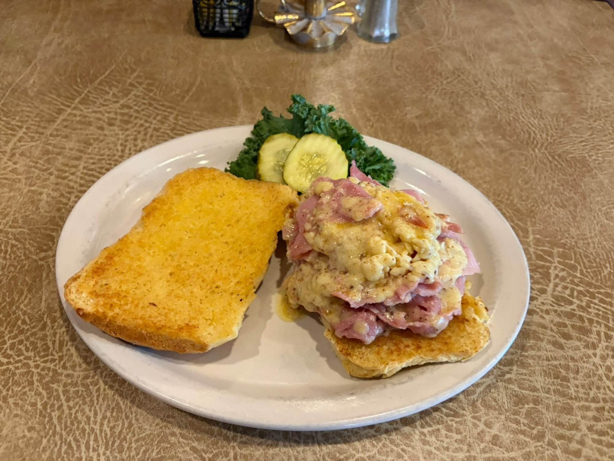 Hot Ham & Red Lion Cheese Sandwich