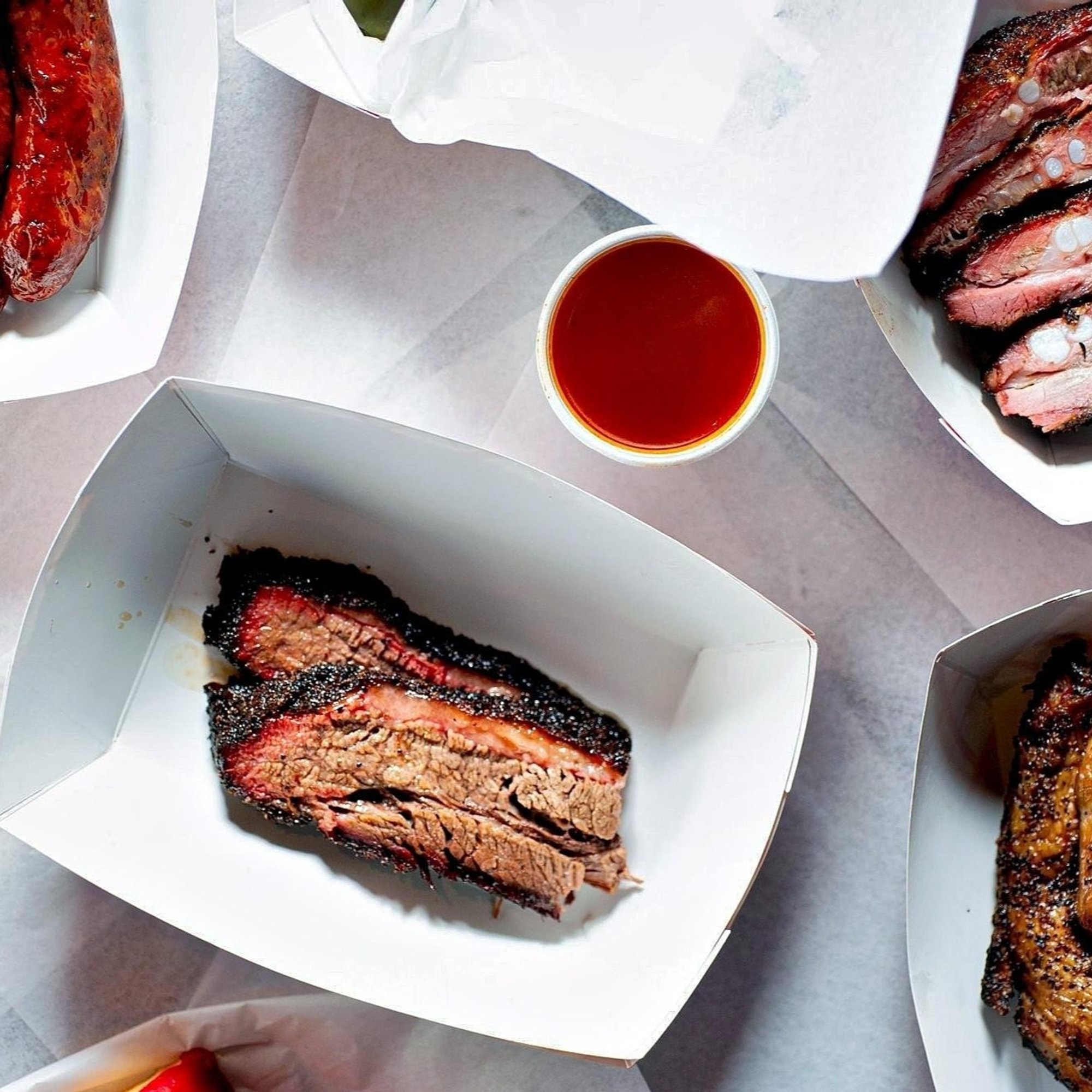 + 1/2 Rib & 1/2 Brisket