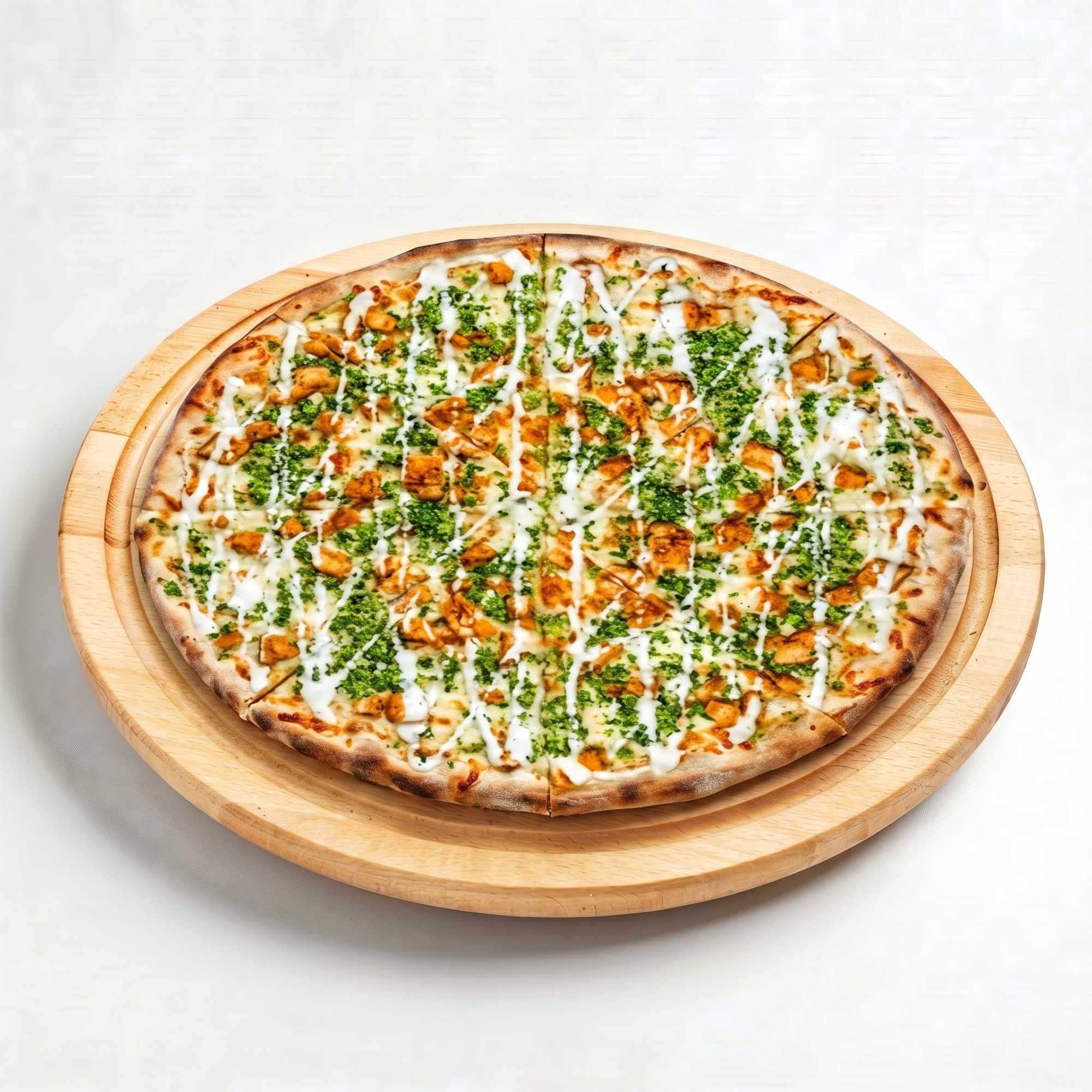 Chicken Broccoli Ranch Pizza (White)