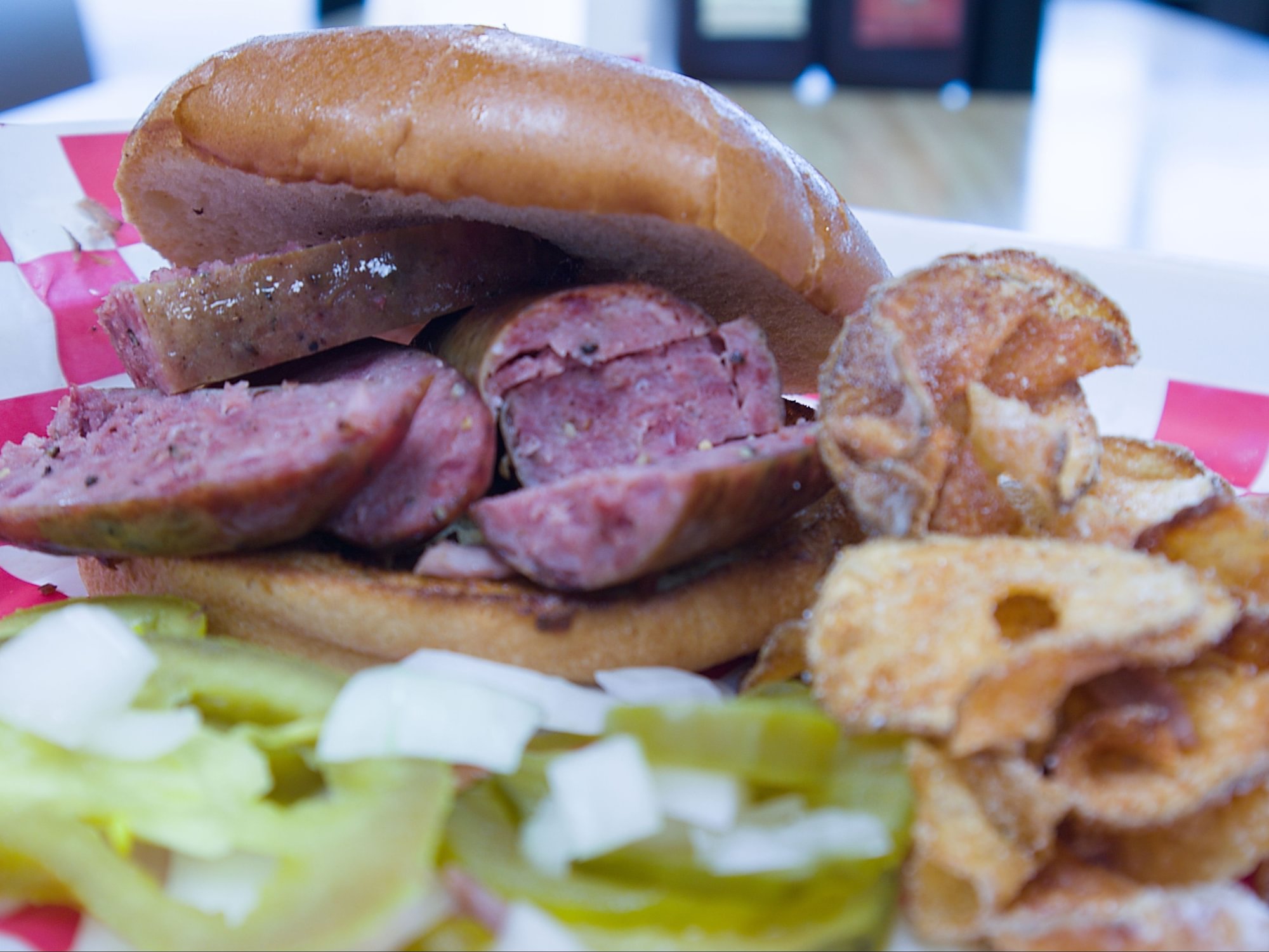 Smoked Sausage Sandwich