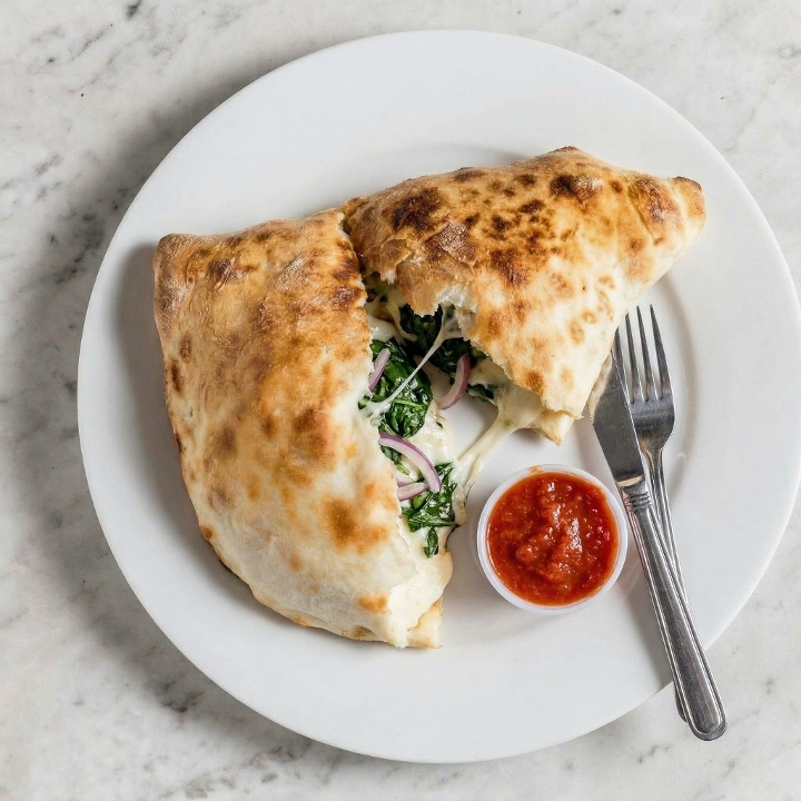 Calzone with peperoni