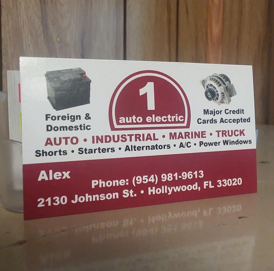 A One Auto Electric Logo