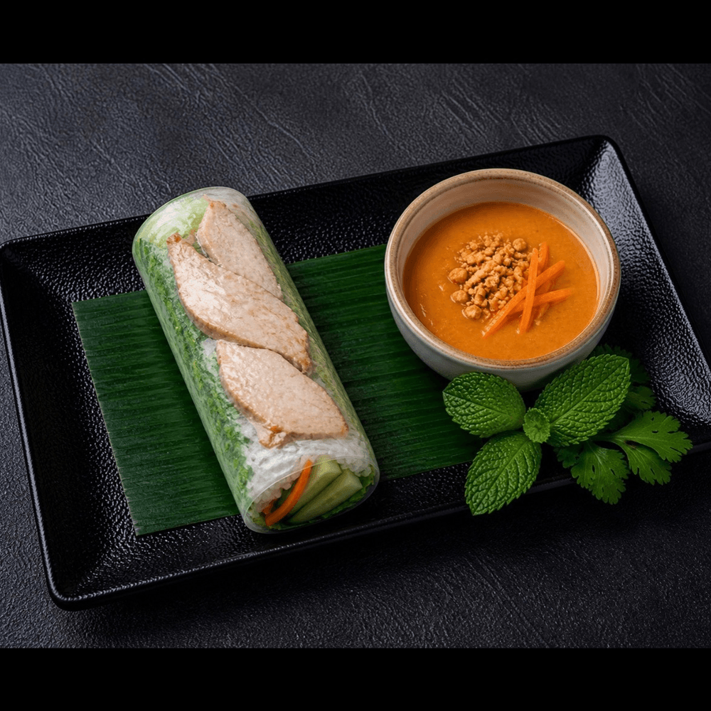 A1: Grilled Chicken Fresh Spring Rolls