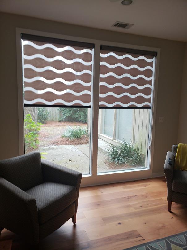 They've introduced and element of whimsical design into their homes in Isle of Hope through Printed Roller Shades by Budget Blinds of the Coastal Empire!  ShadesOfBeauty  BudgetBlindsCoastalEmpire  FreeConsultation  RollerShades