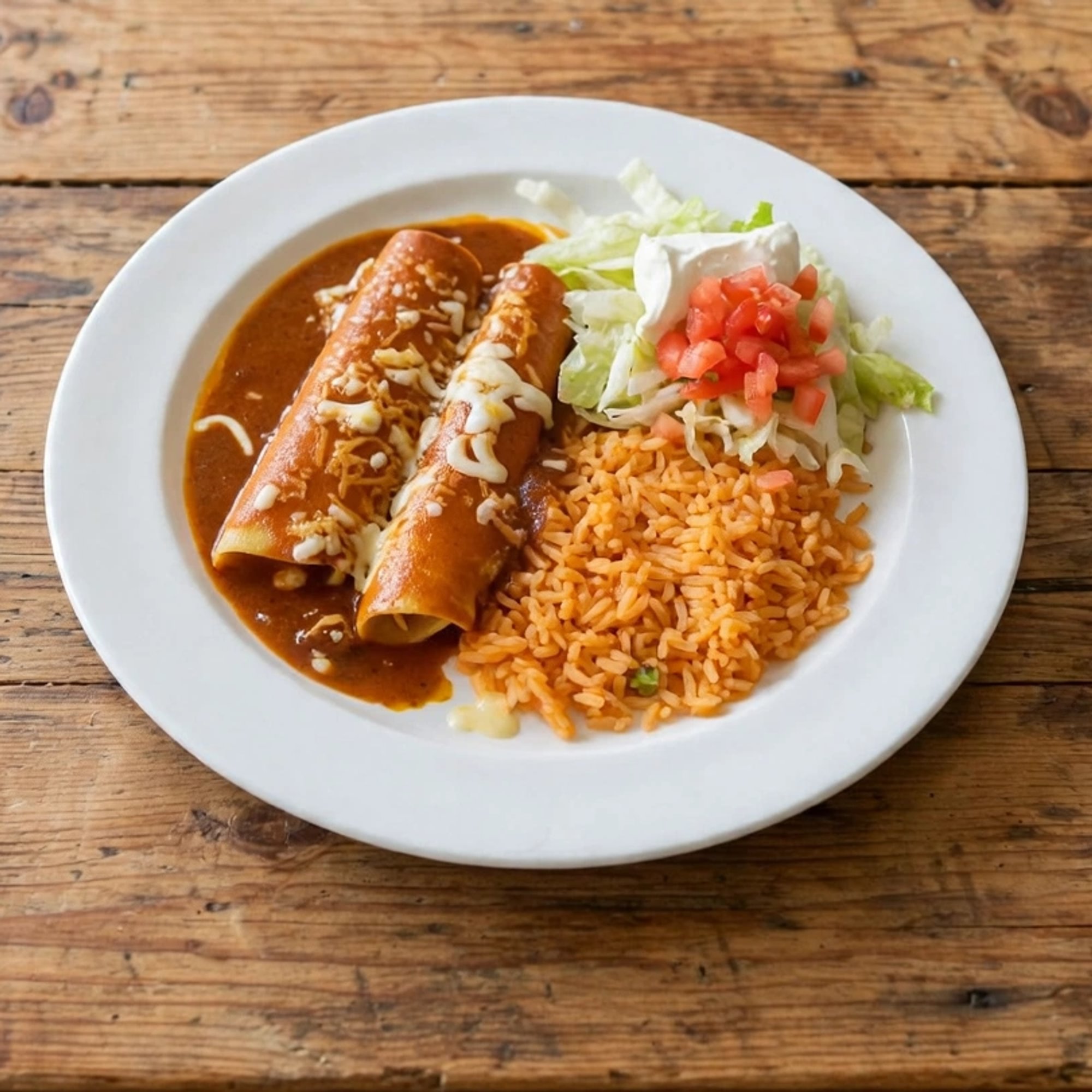 Enchilada Supreme Lunch