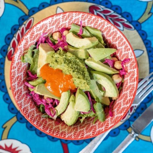 Avocado Salad (Vegan & Gluten Free)
