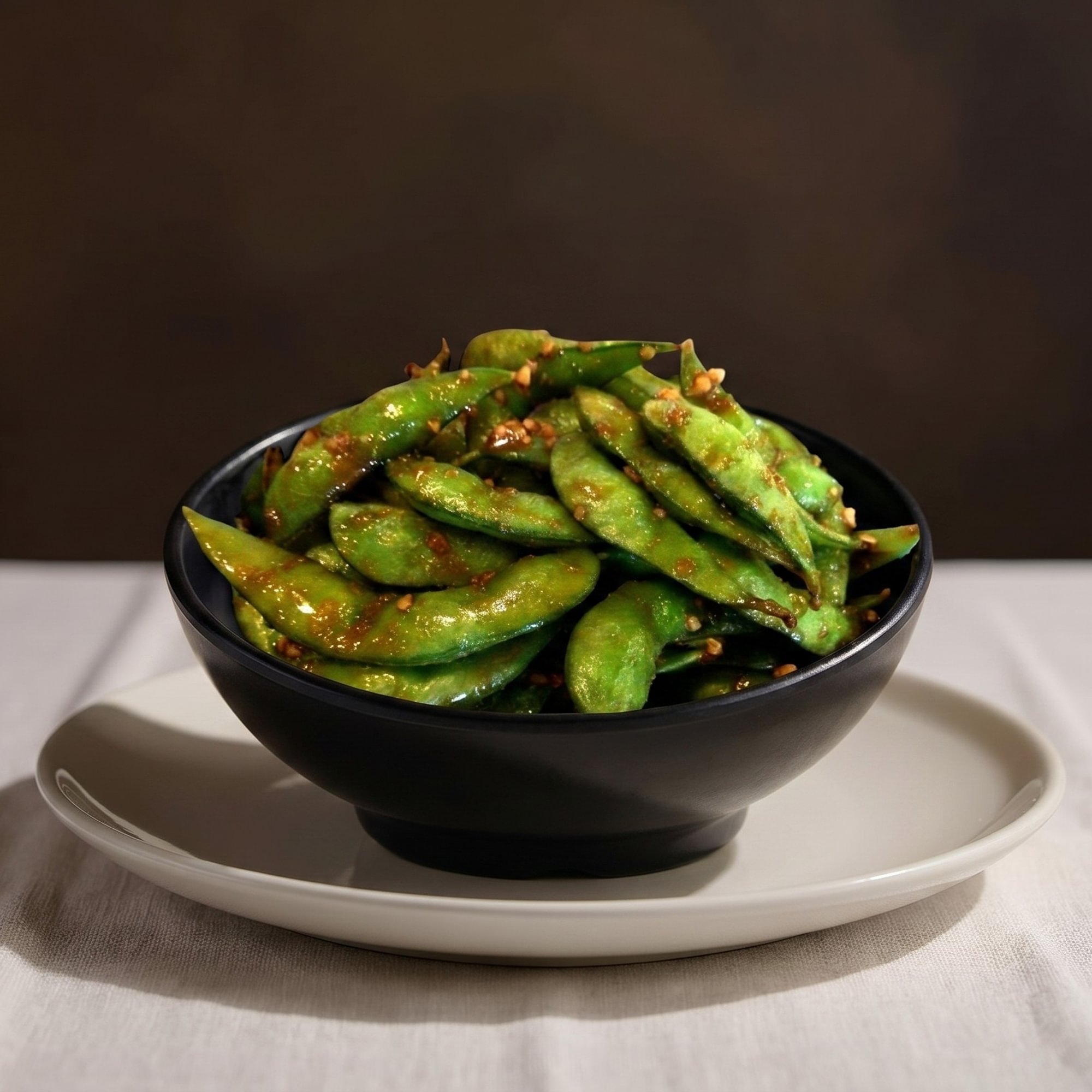 Garlic Edamame (+GF) (V)