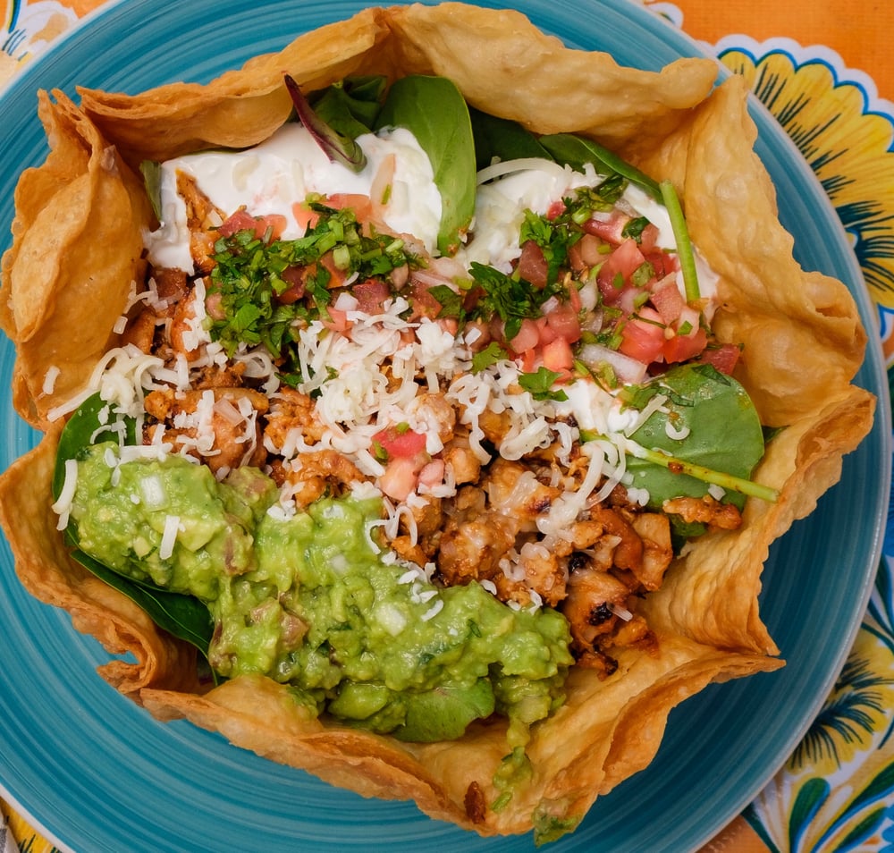 Taco Salad with Meat