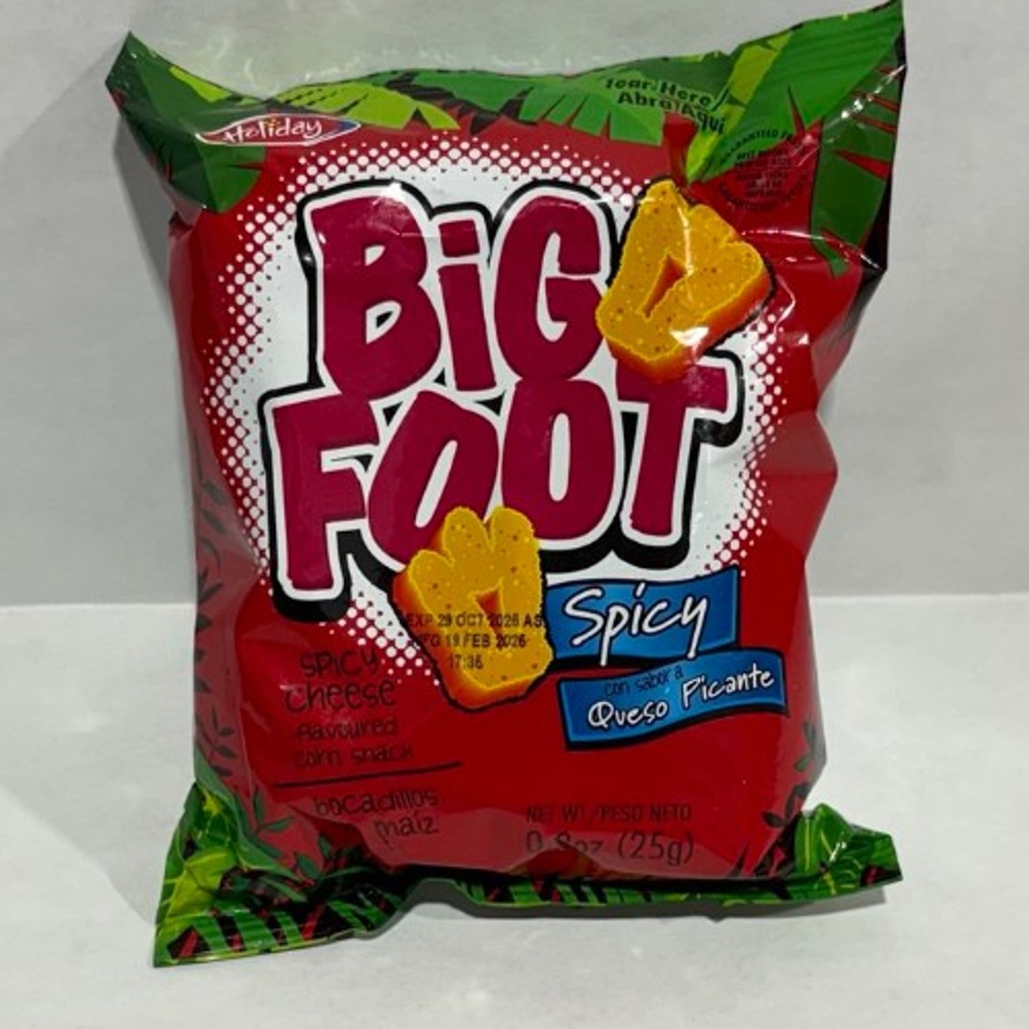 Big Foot Cheese Snacks (Spicy)